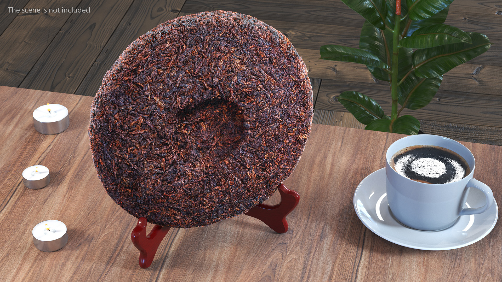 3D model Ripe Premium Puer Tea on Stand