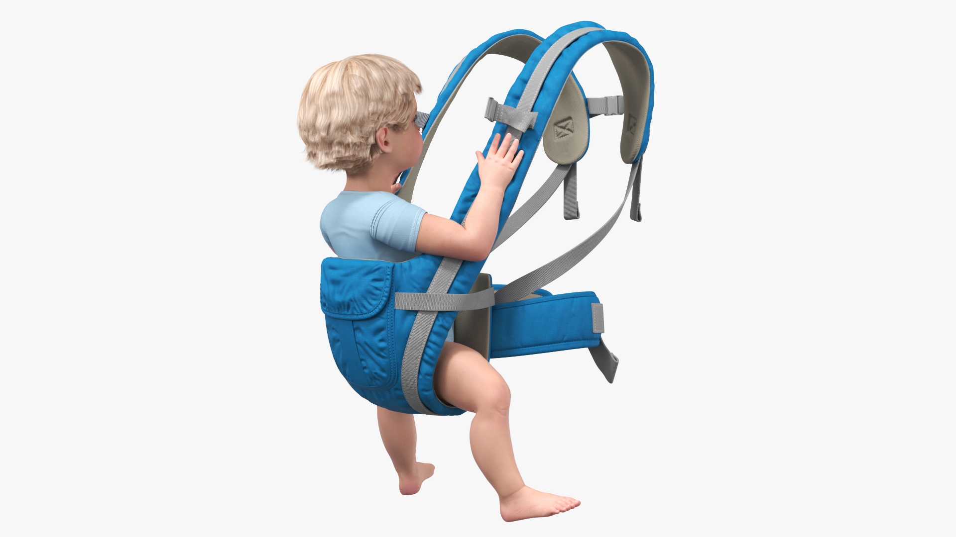 3D model Toddler in Convertible Baby Carrier