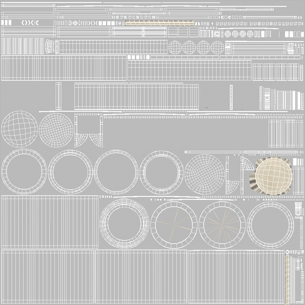 3D Vuelift Glass Elevator White model