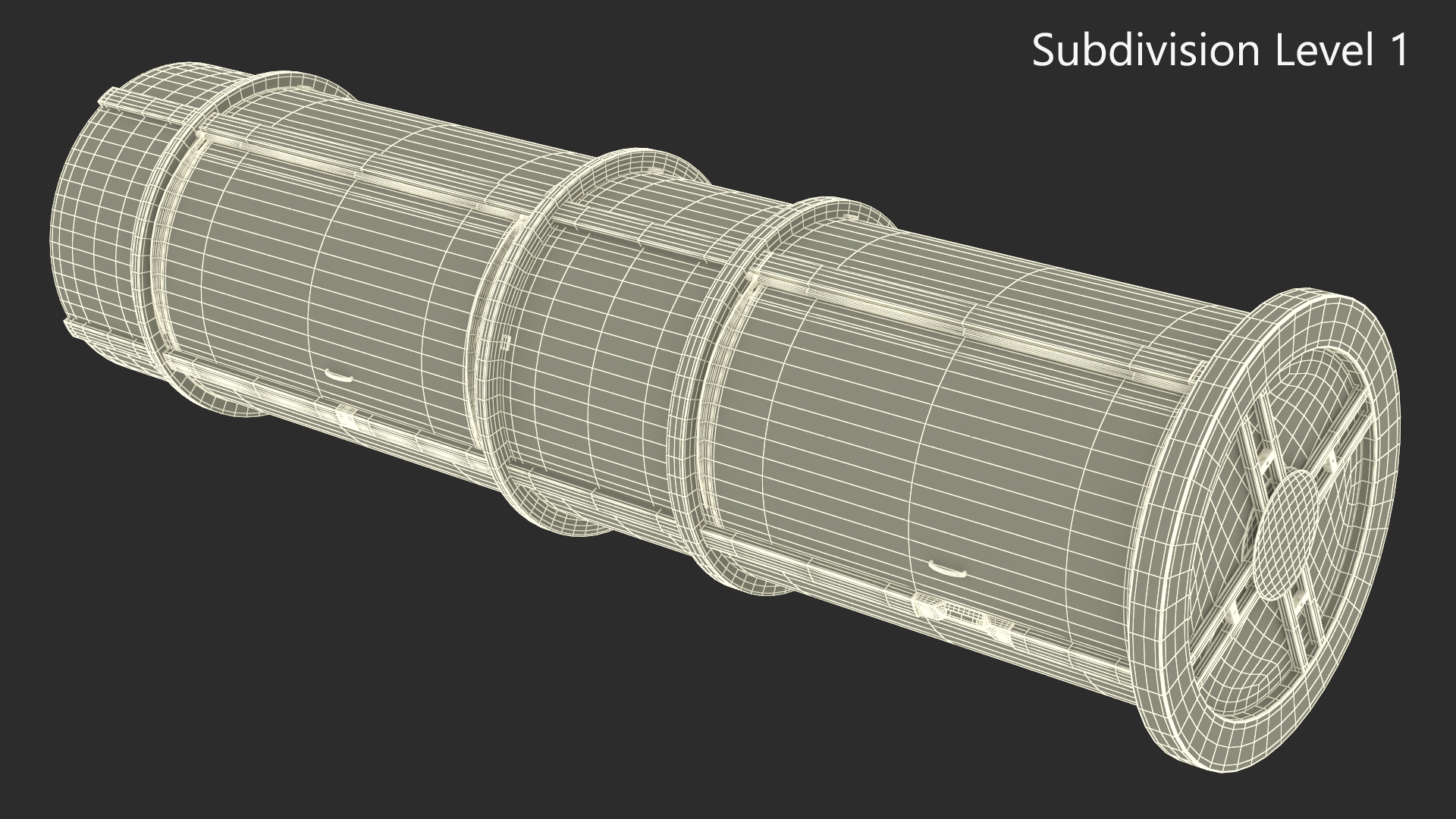 3D Vuelift Glass Elevator White model