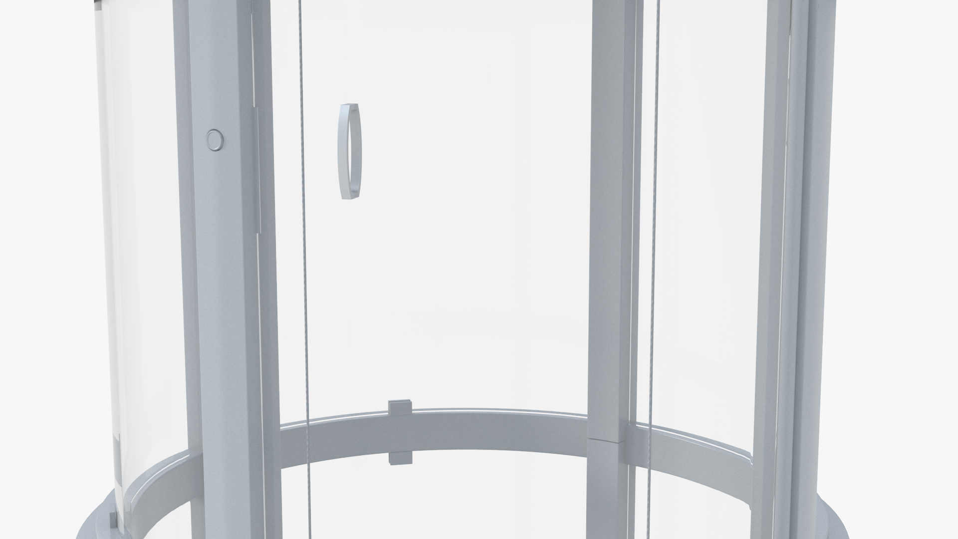 3D Vuelift Glass Elevator White model