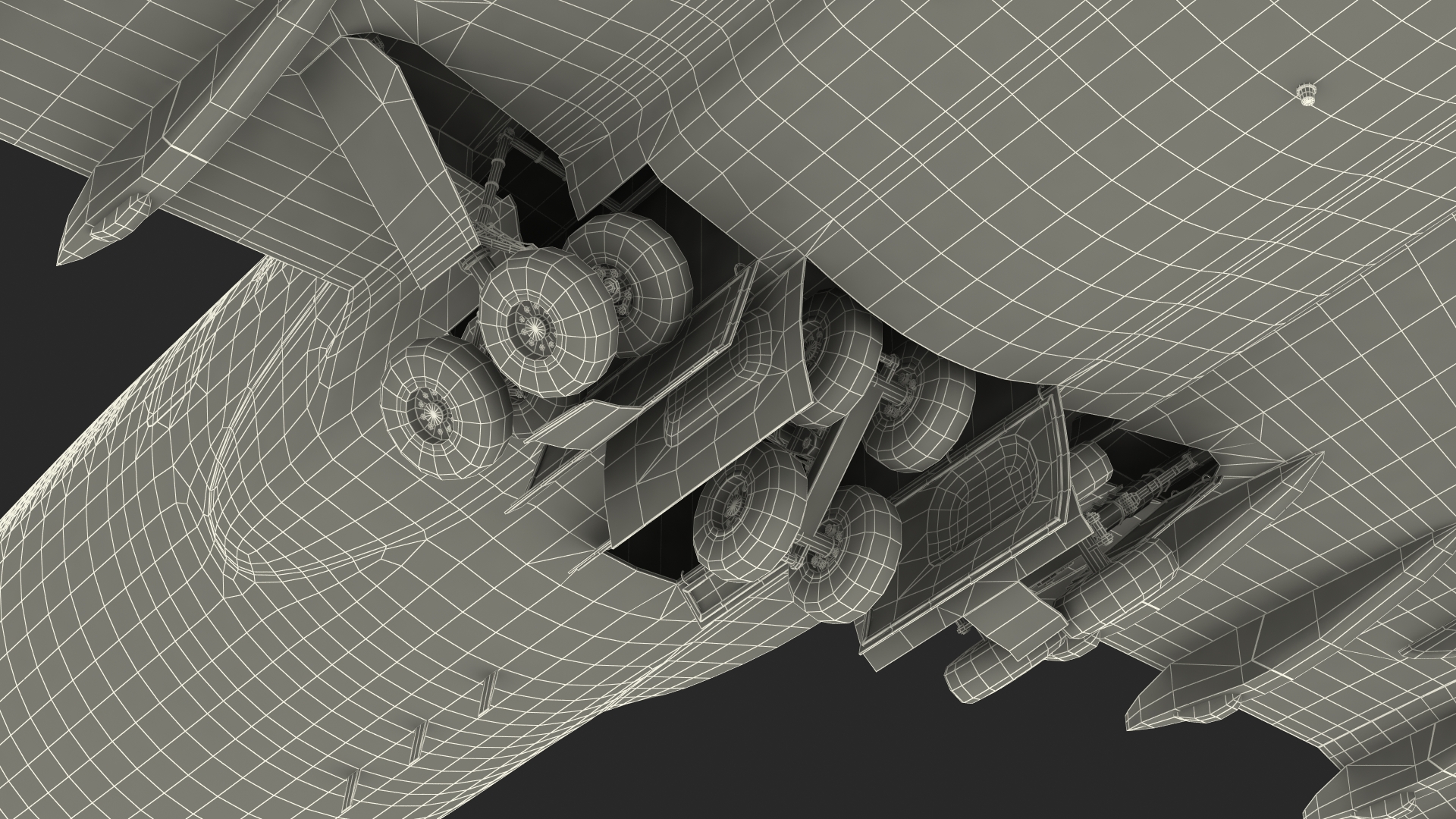 IL-96-400 Simple Interior Rigged 3D