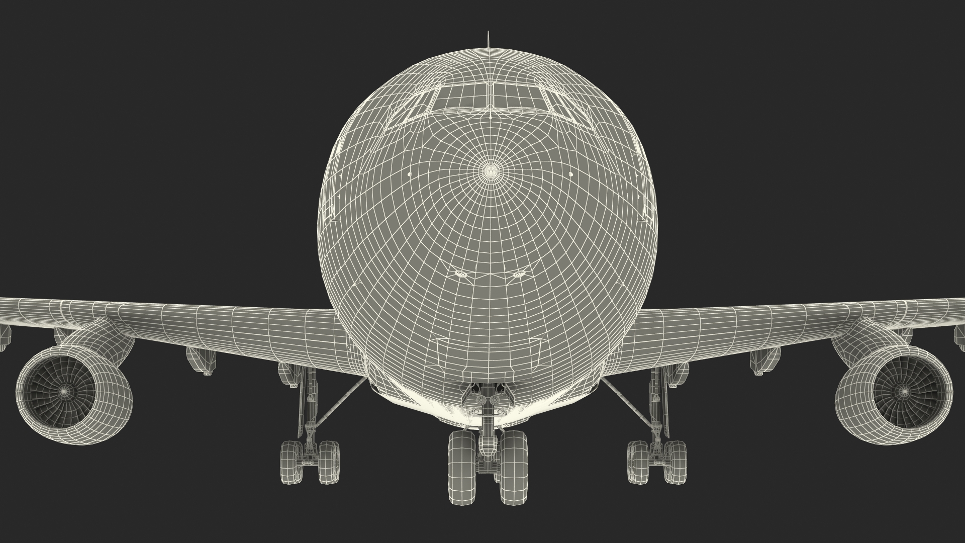 IL-96-400 Simple Interior Rigged 3D