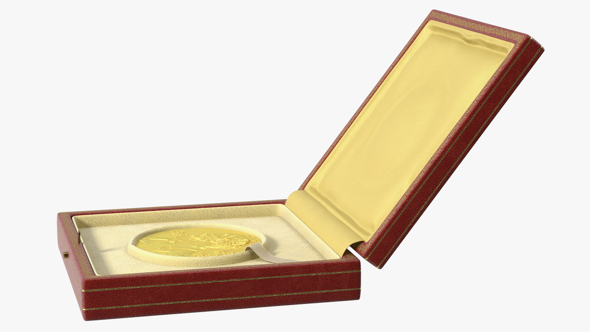 3D Nobel Prize with Box for Physics and Chemistry