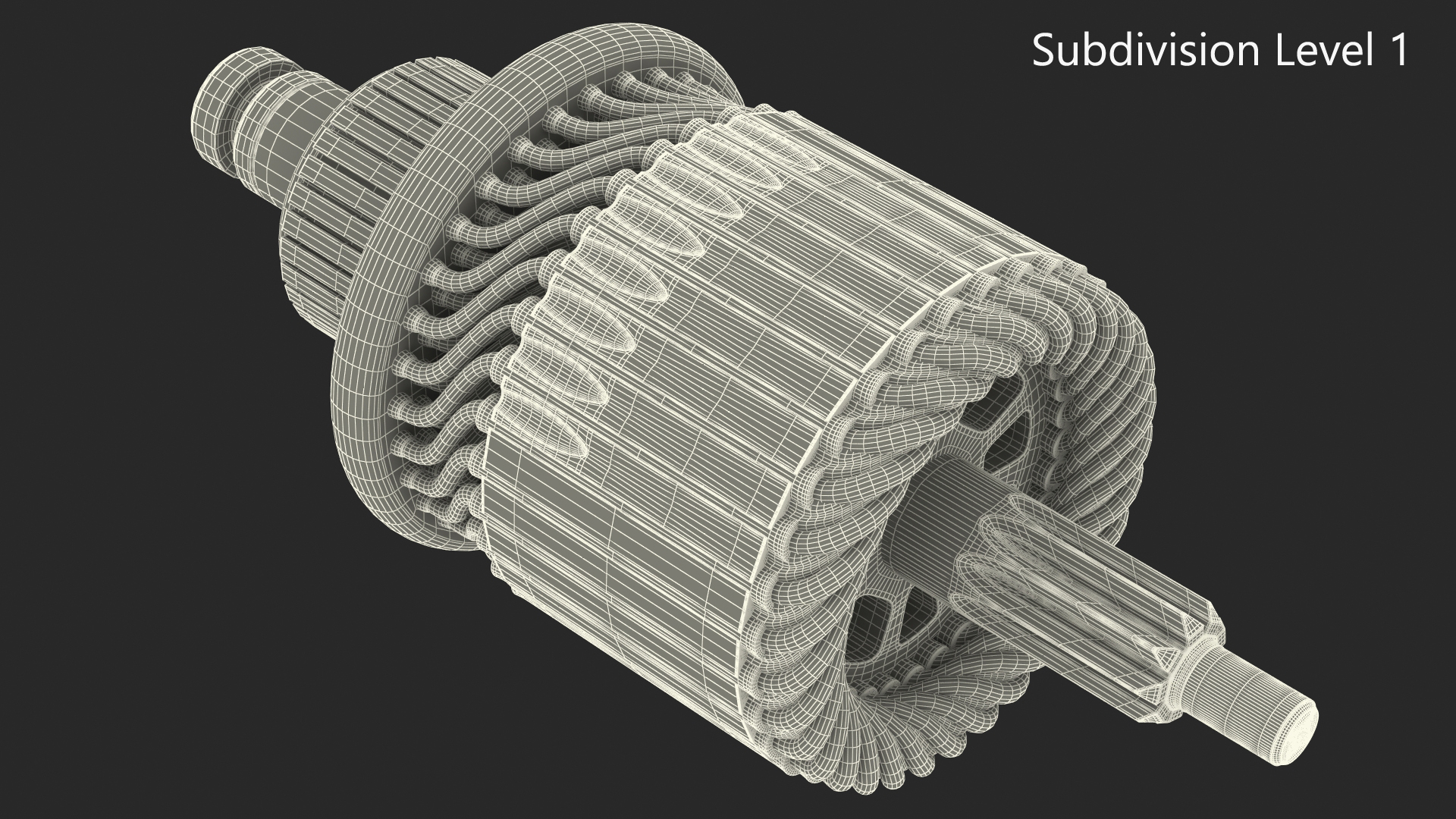 3D Starter Rotor model