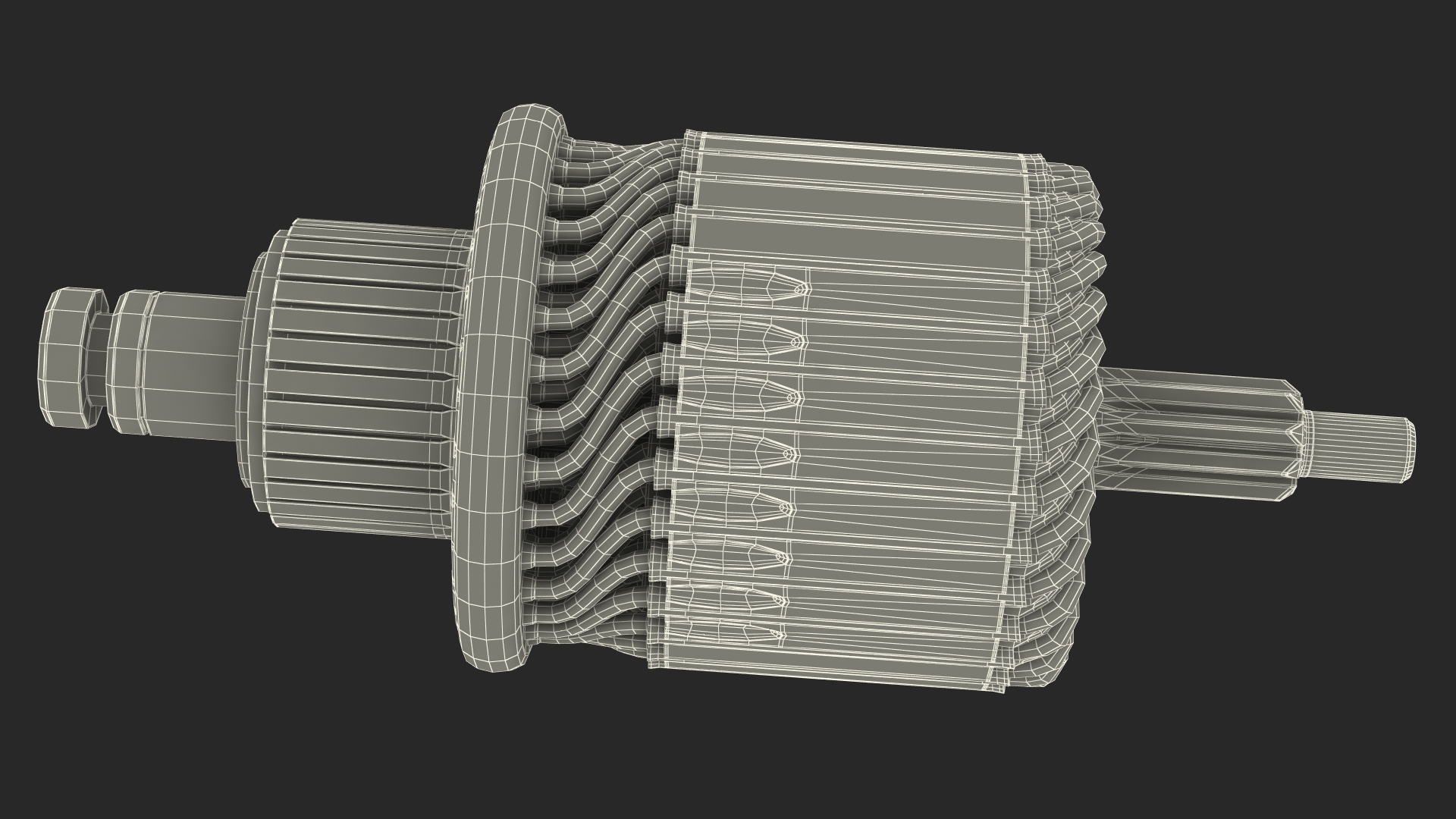 3D Starter Rotor model