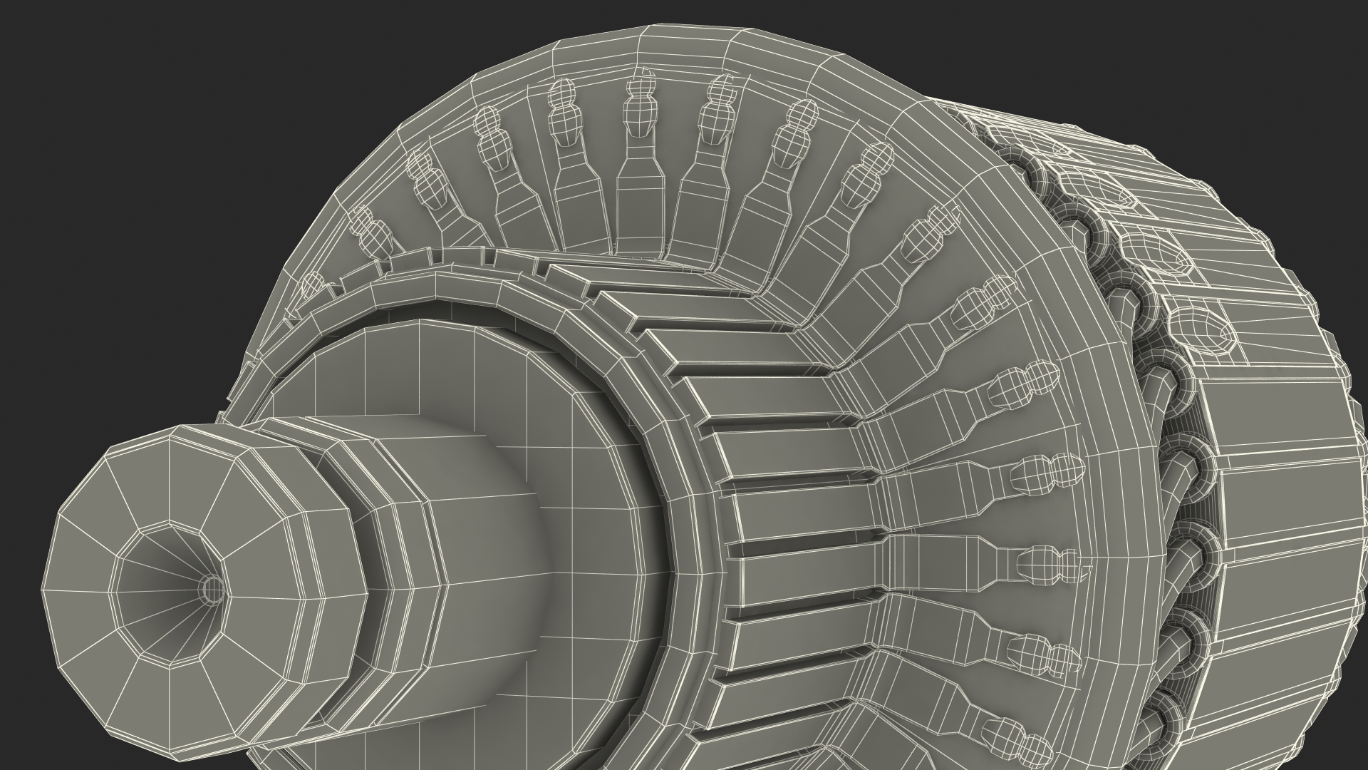 3D Starter Rotor model