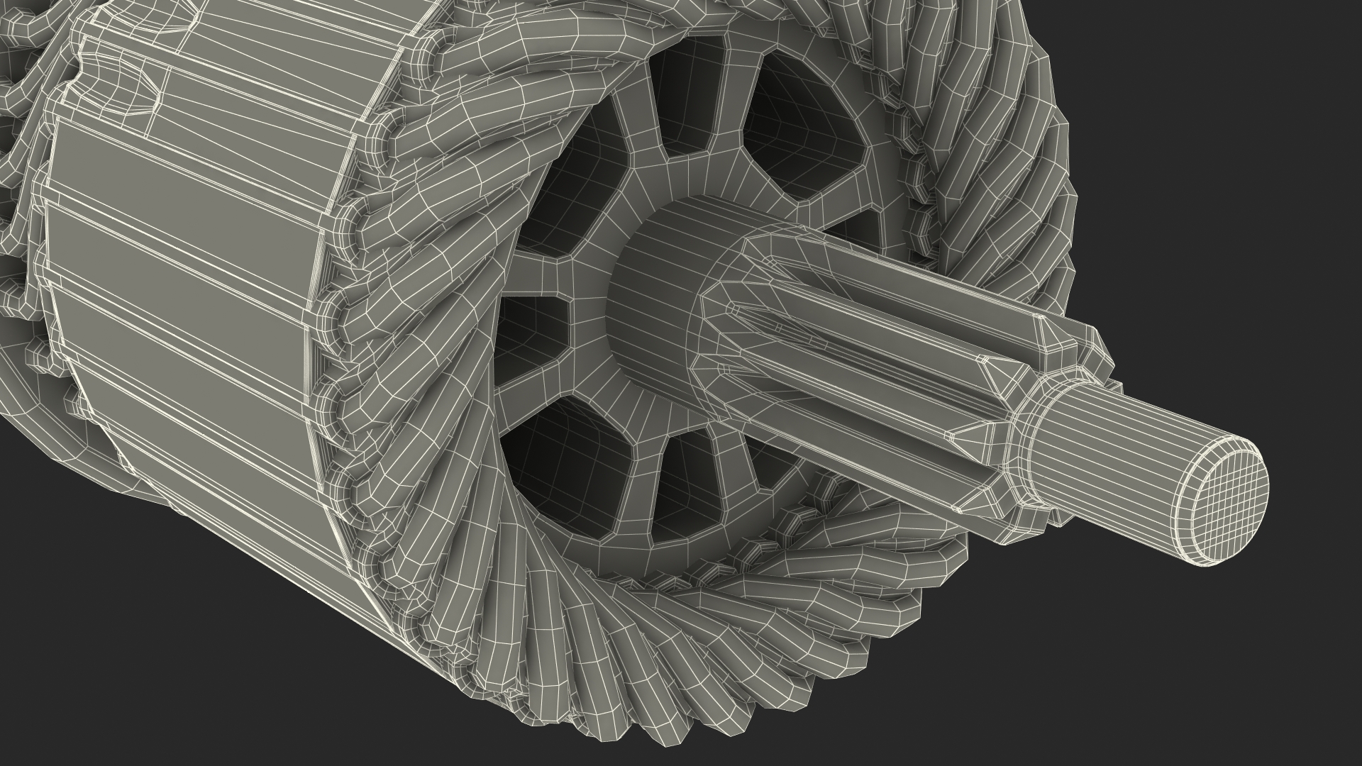 3D Starter Rotor model