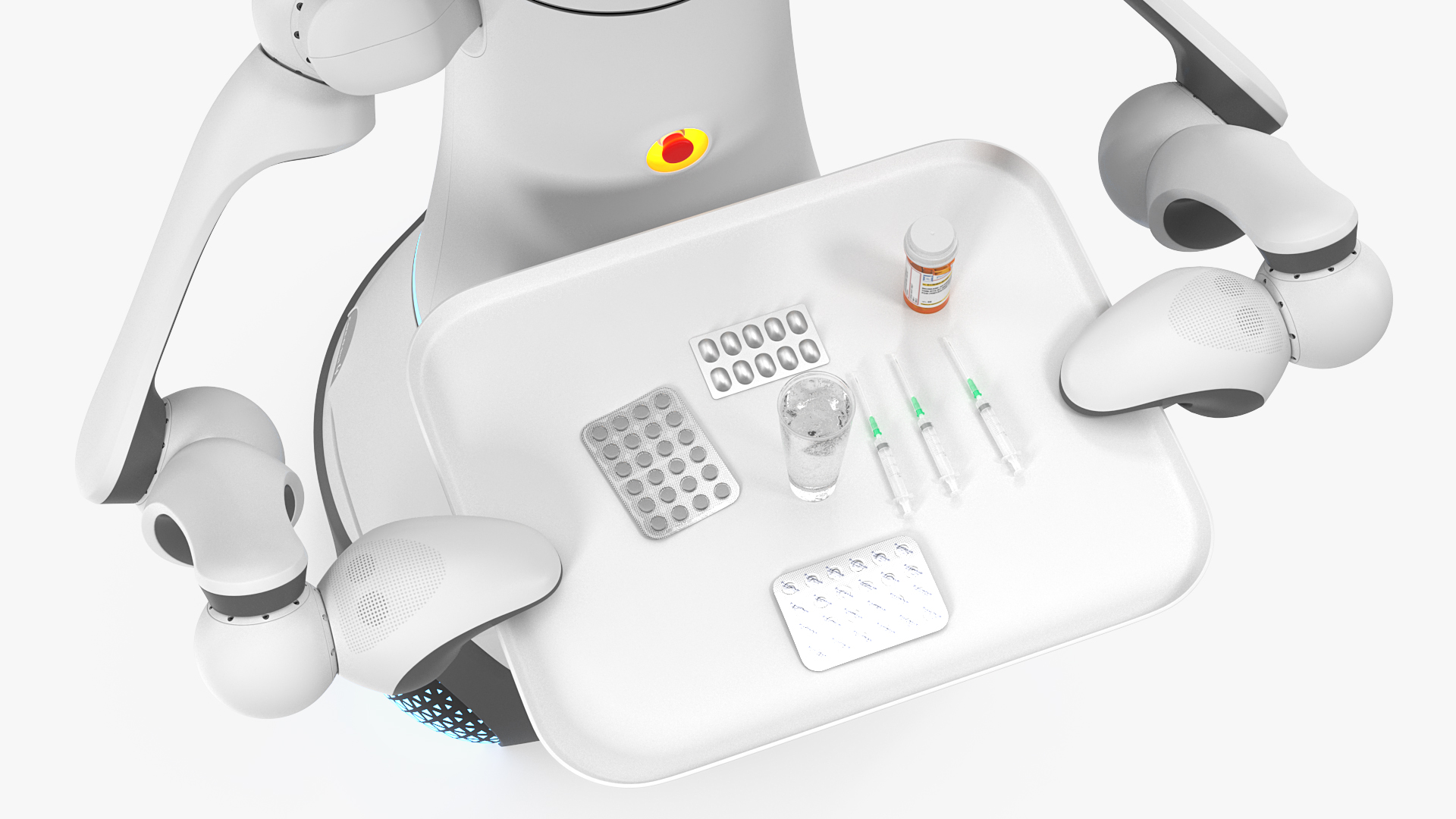 Careobot 4 with Medicine 3D model