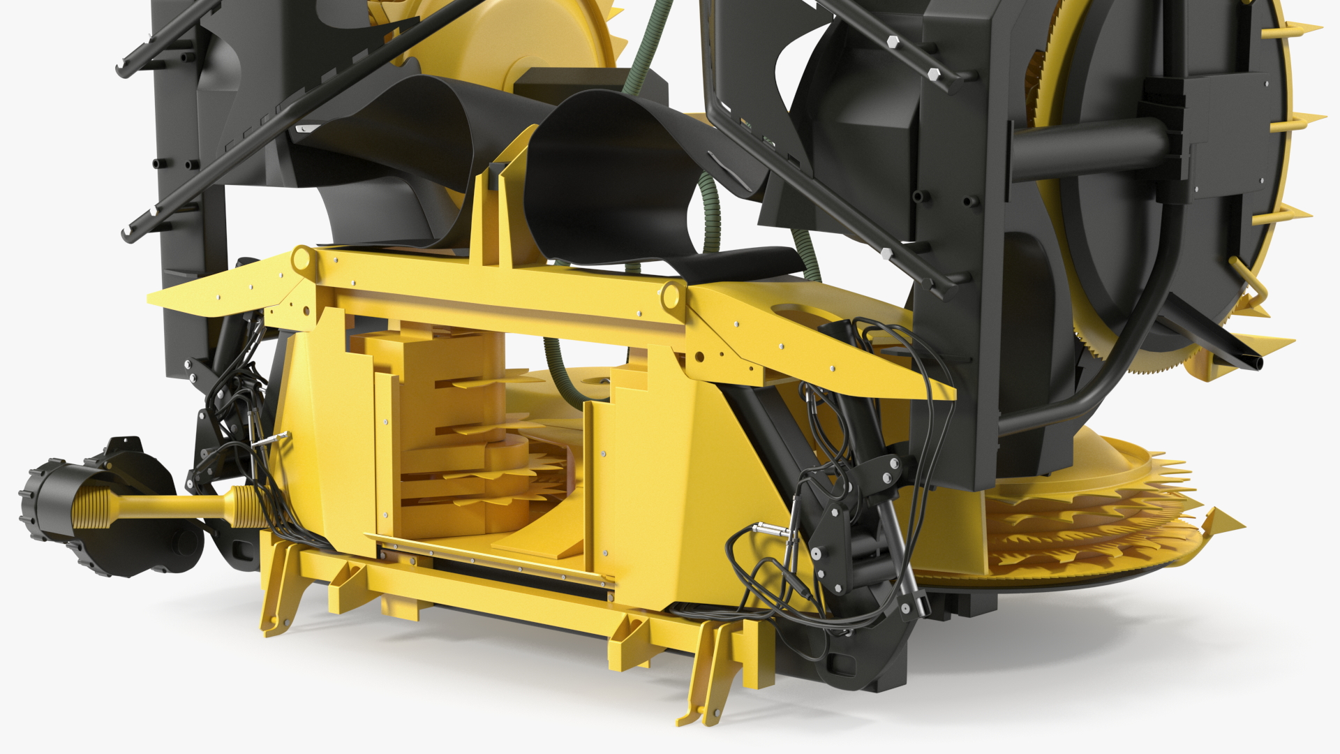 New Holland 750BFI Forage Harvester Heads Folded New 3D