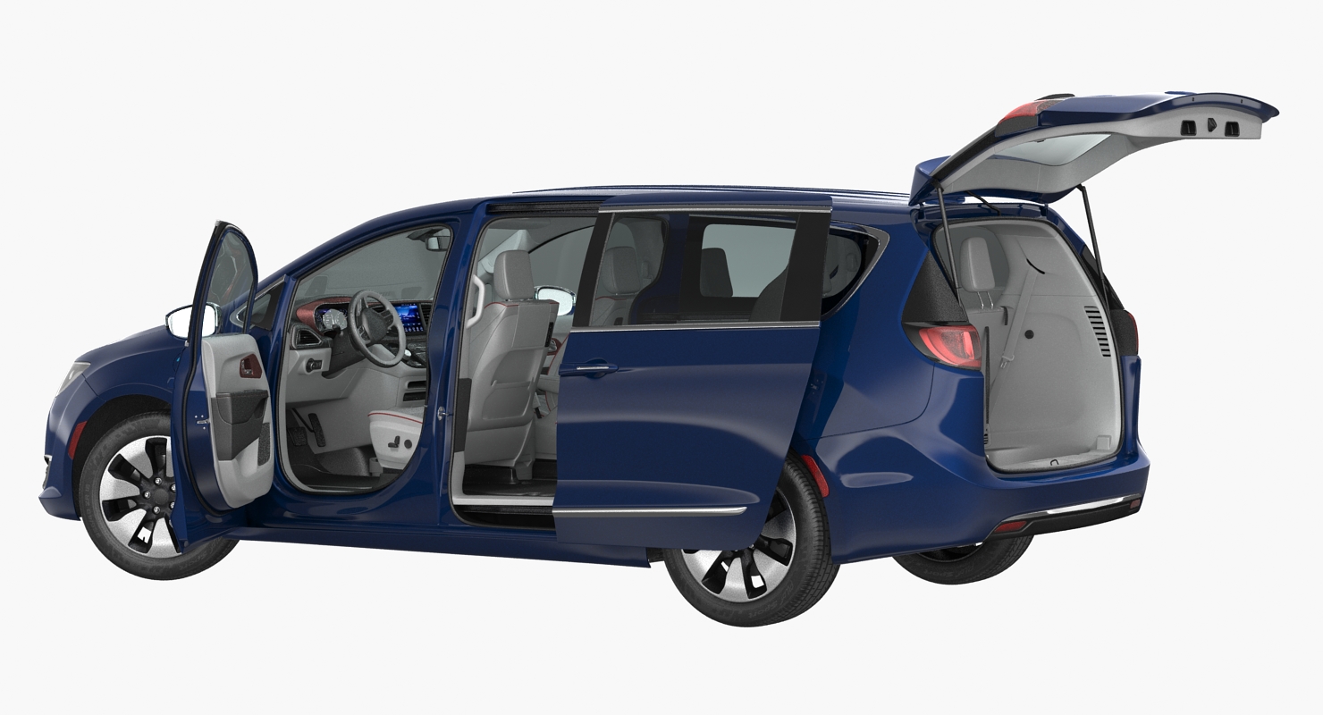 Generic Hybrid Minivan 3D