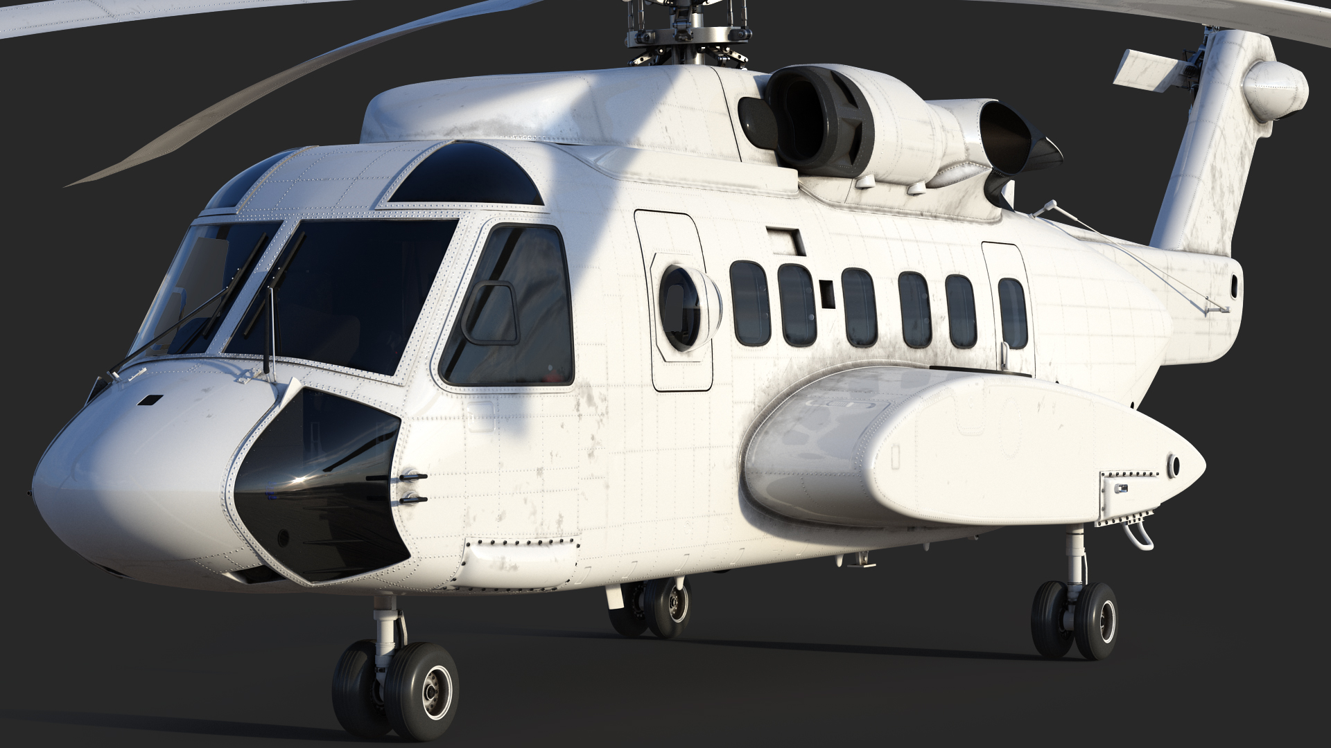 Civil Helicopter Generic 3D model