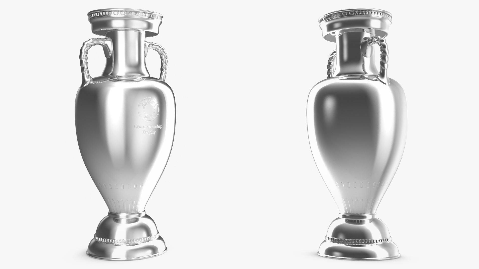 3D Soccer Championship Cup model