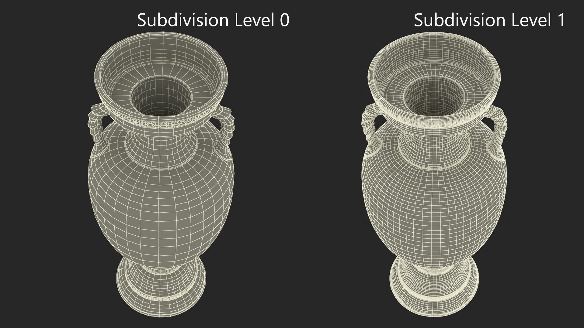 3D Soccer Championship Cup model