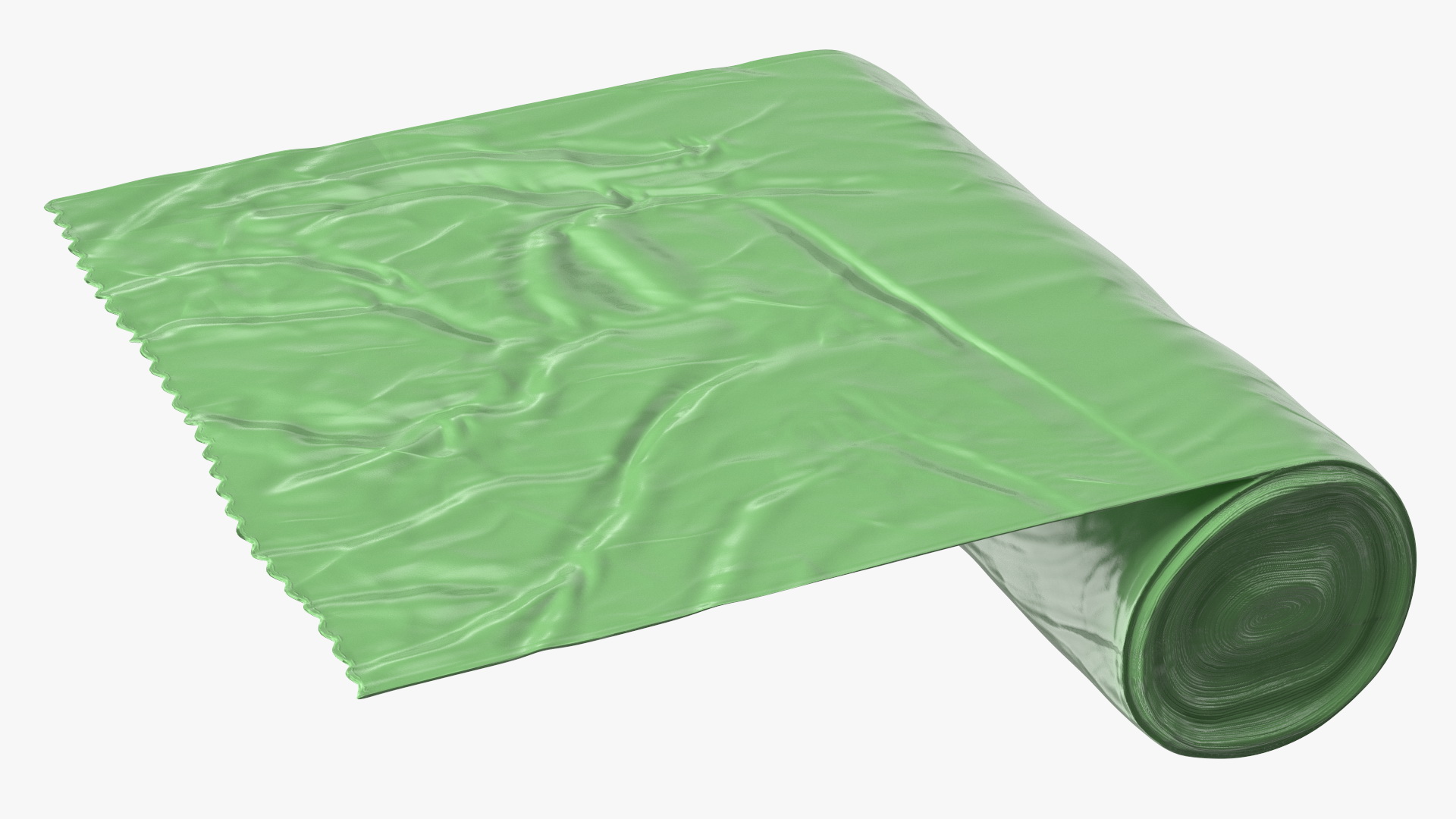 Eco Garbage Bag Unrolled 3D model