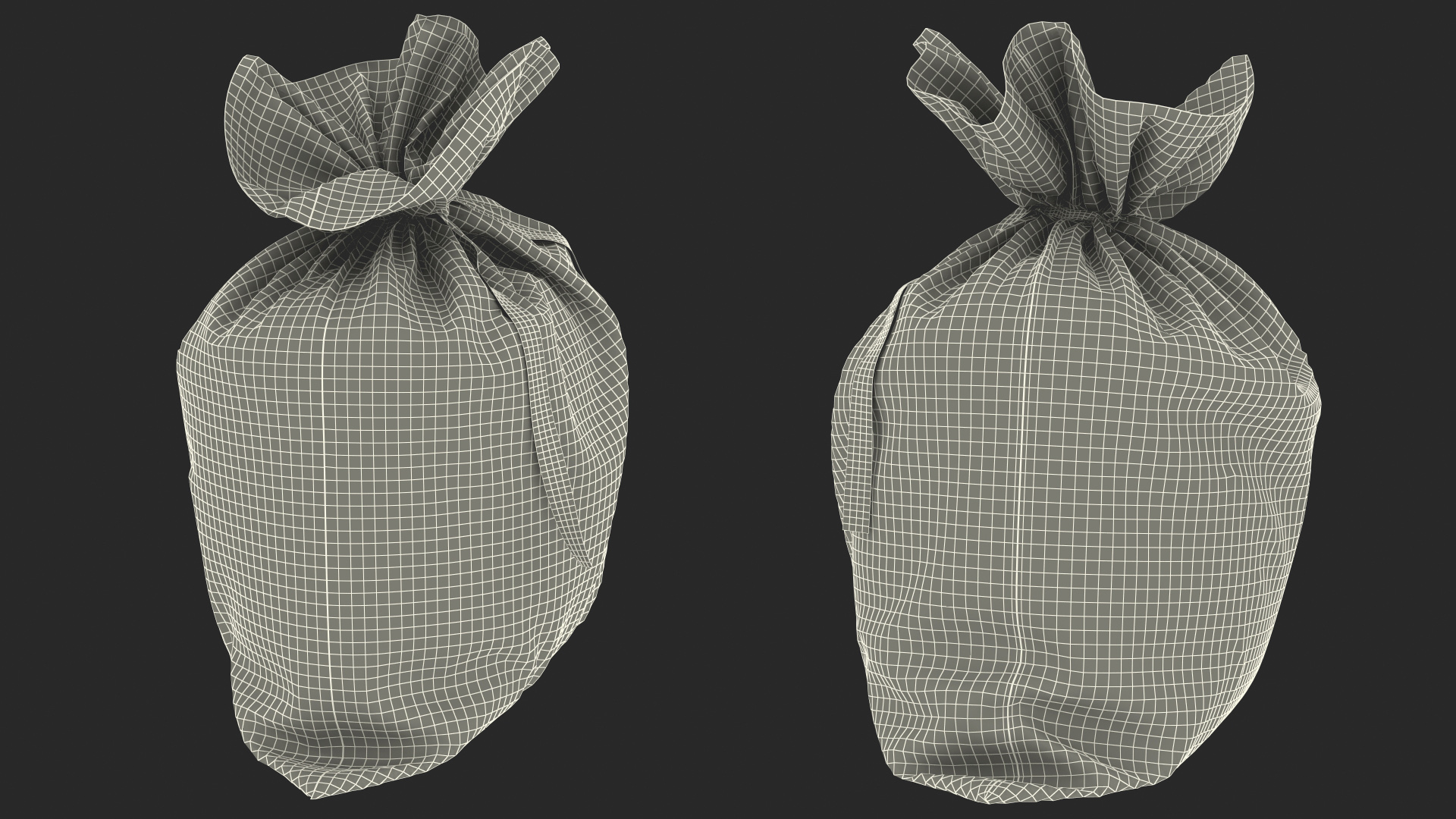 3D Money Bag Ethereum model