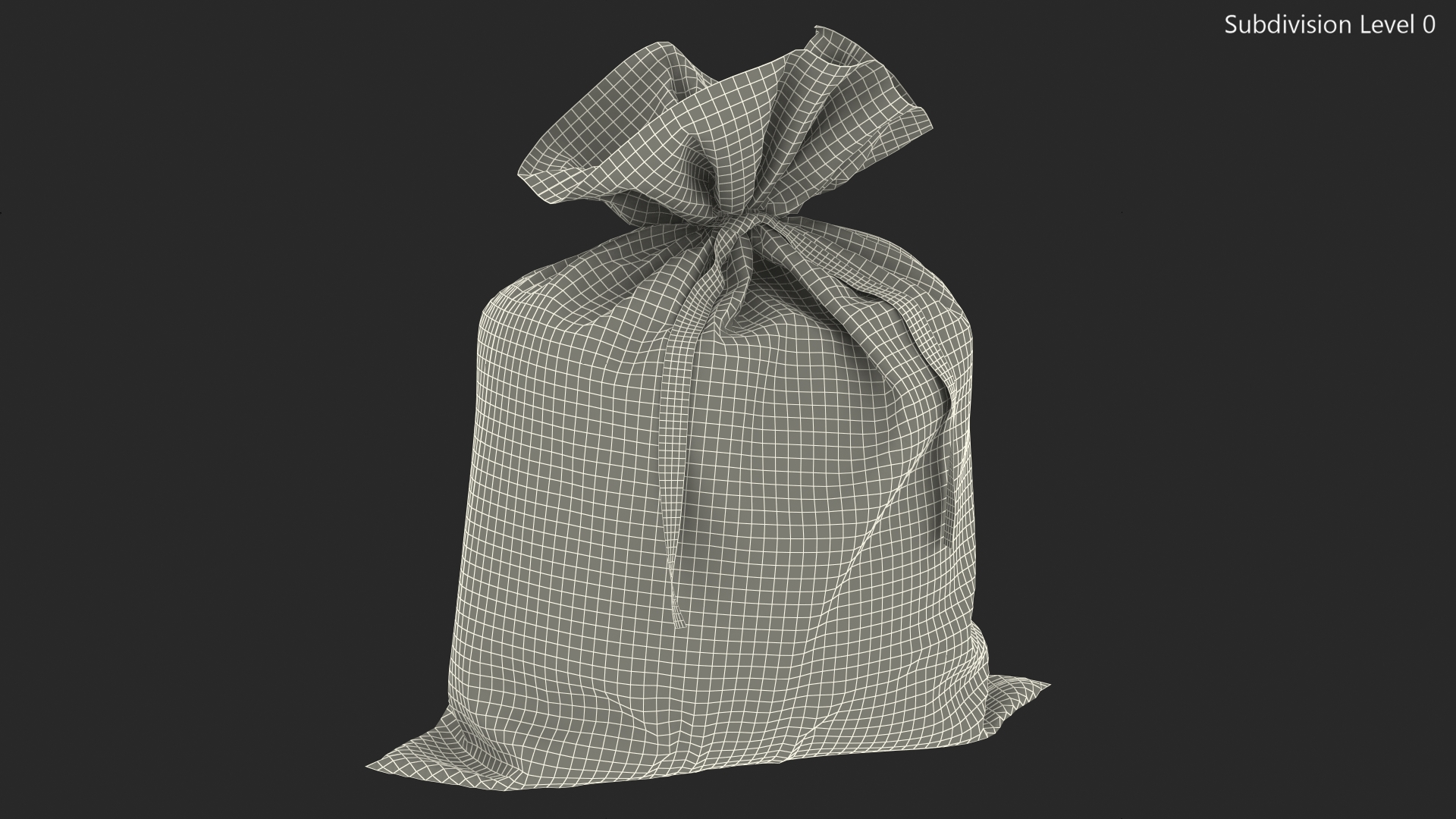 3D Money Bag Ethereum model