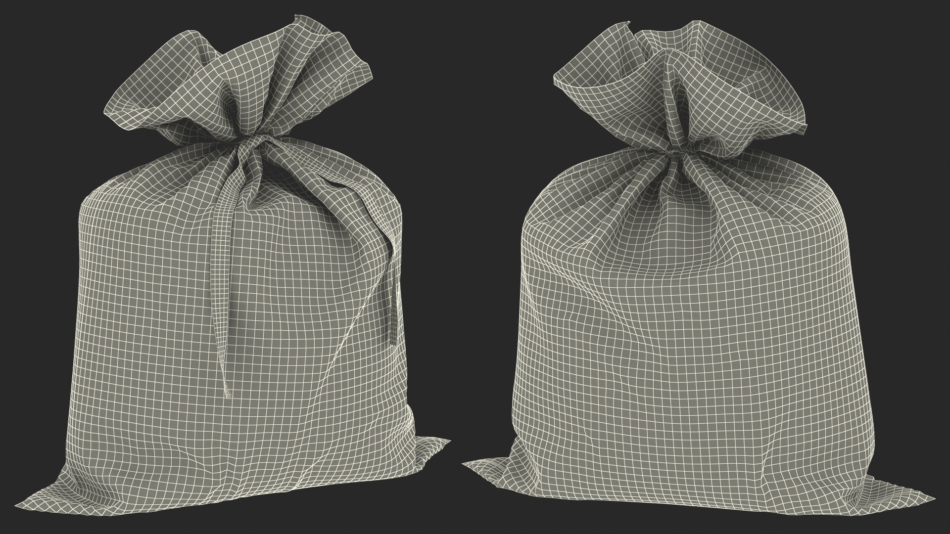 3D Money Bag Ethereum model