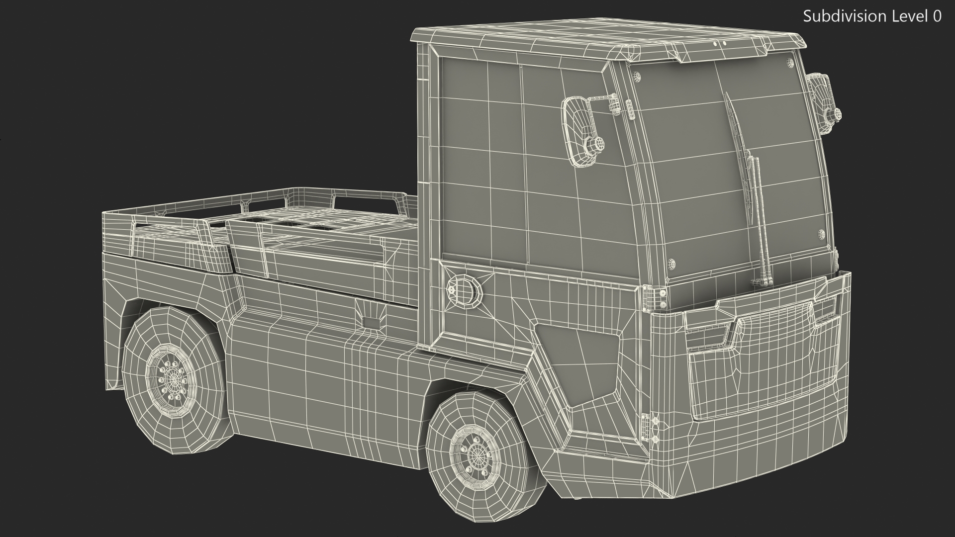 Jungheinrich EZS 7280 Electric Tow Tractor Rigged 3D model