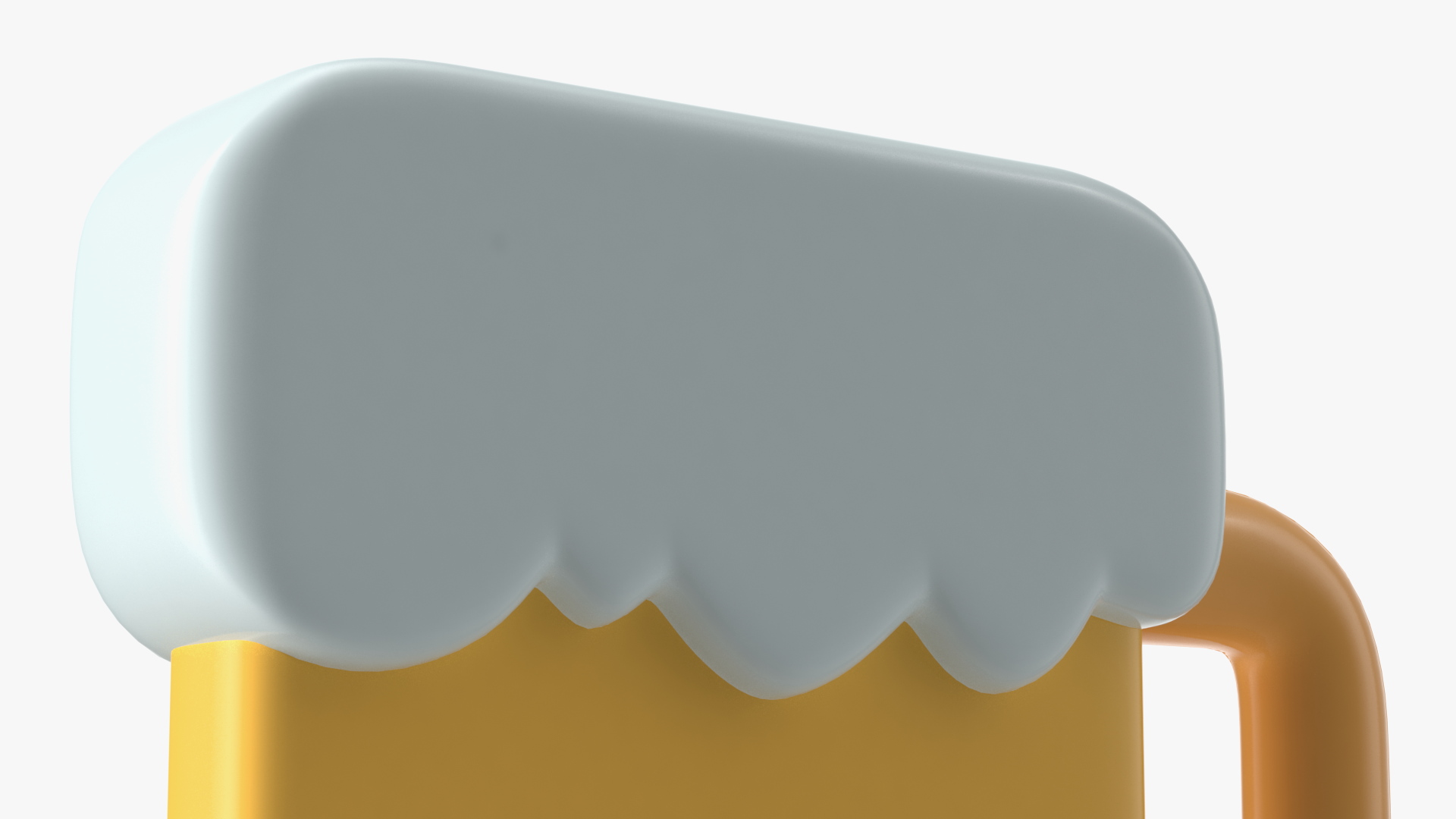 Beer Mug Emoji 3D model