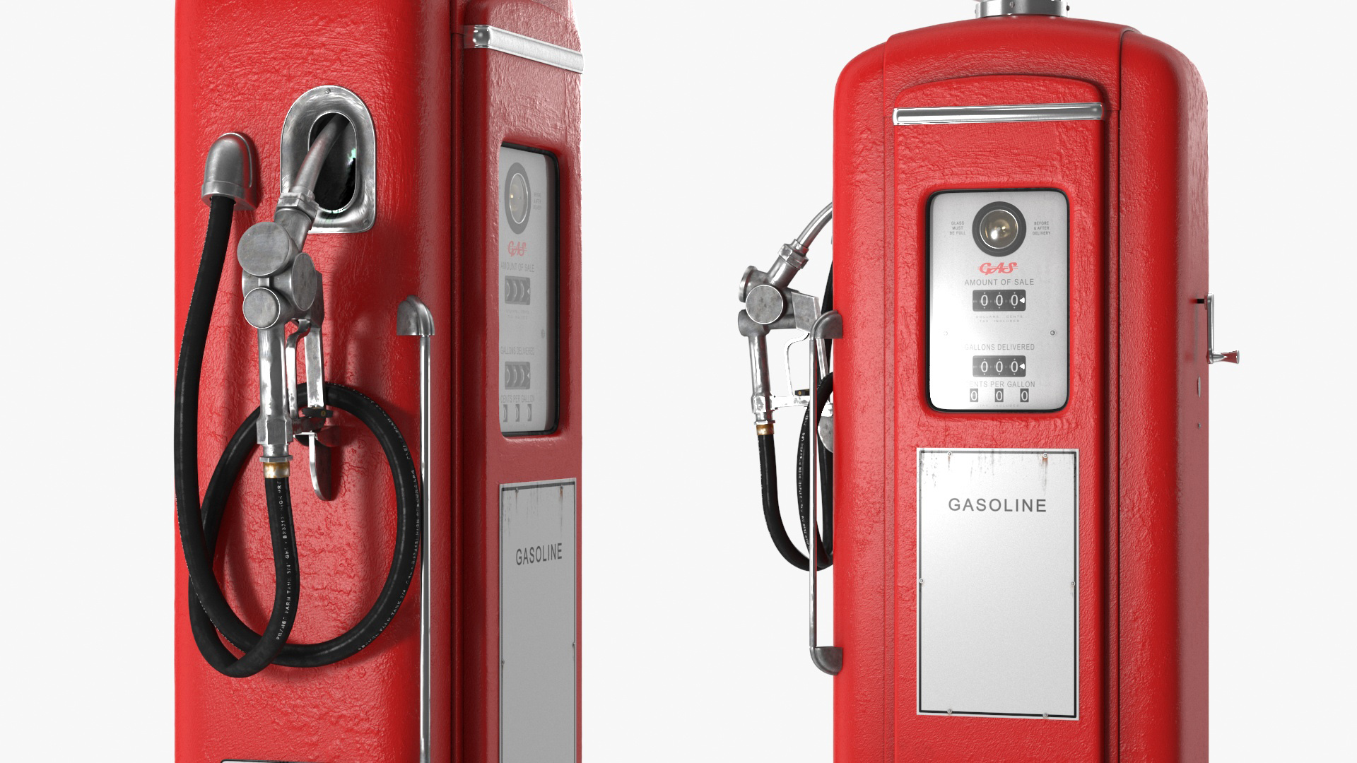 3D Vintage Gas Pump