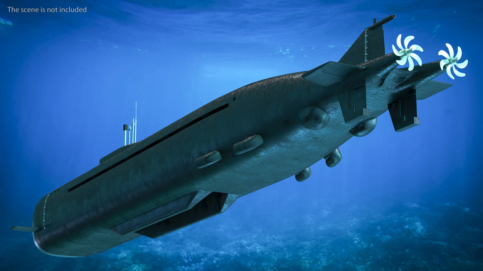 3D Russian Submarine Belgorod K-329 OSCAR II