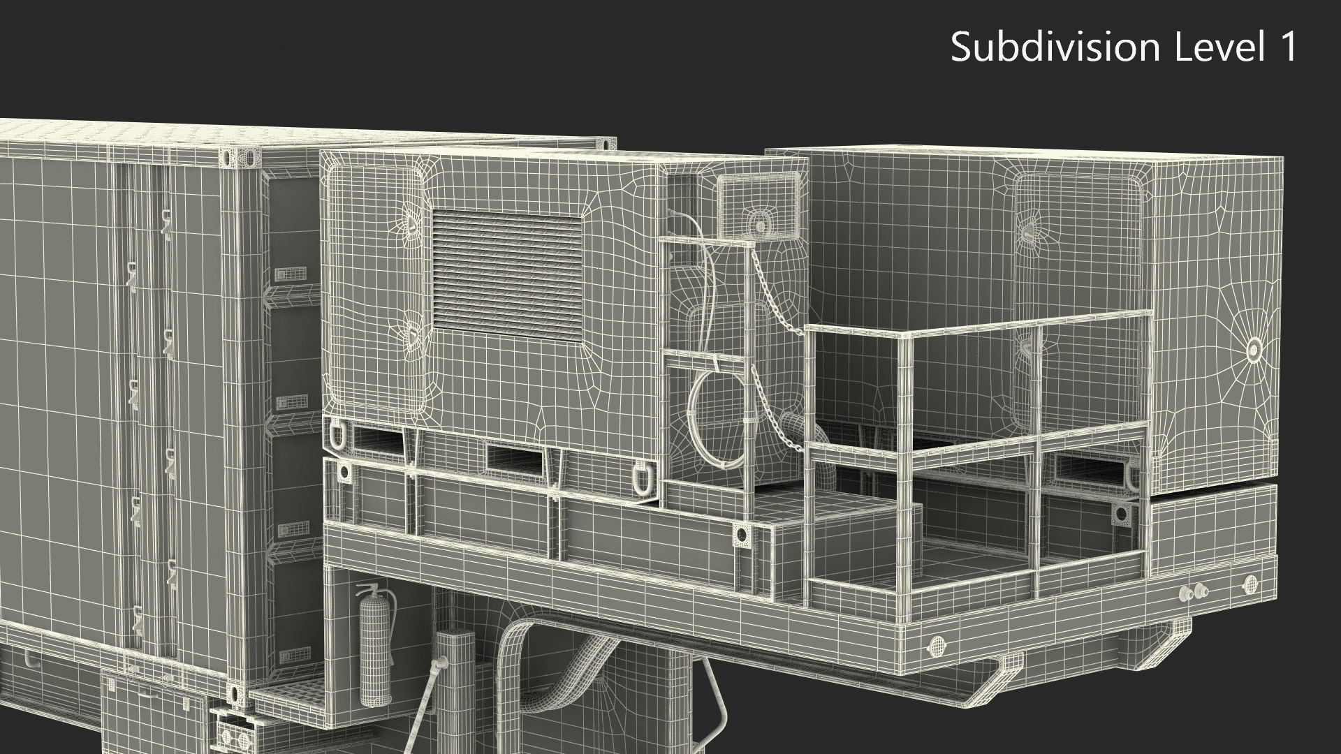 US Army Typhon Battery Operation Center 3D model