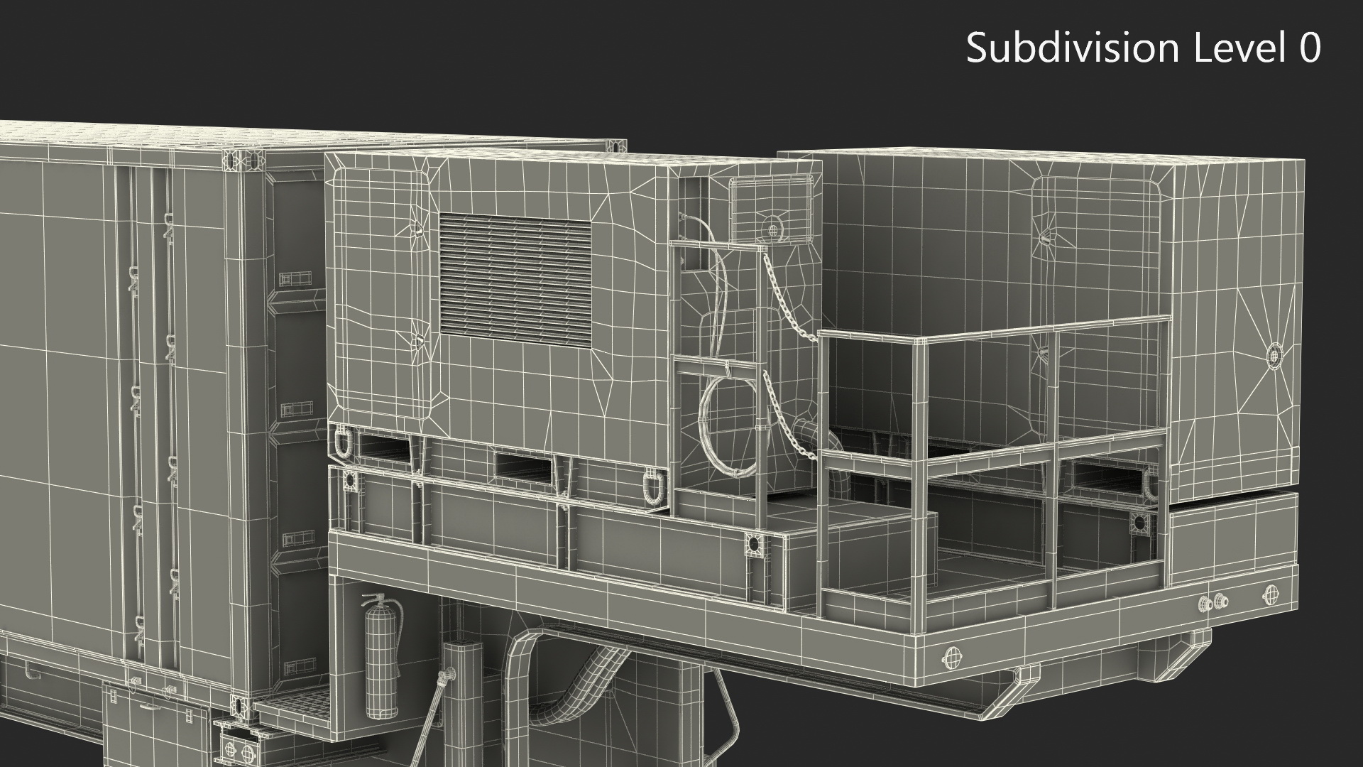 US Army Typhon Battery Operation Center 3D model