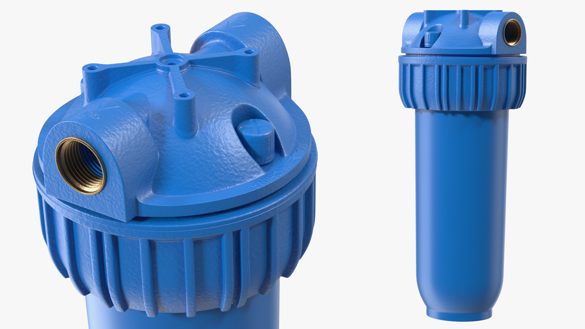 3D model Water Filter Housing Blue