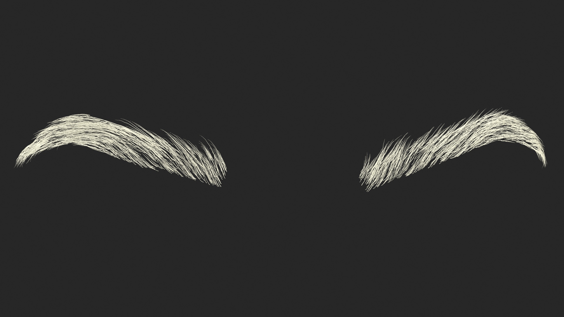 3D model Arched Eyebrows