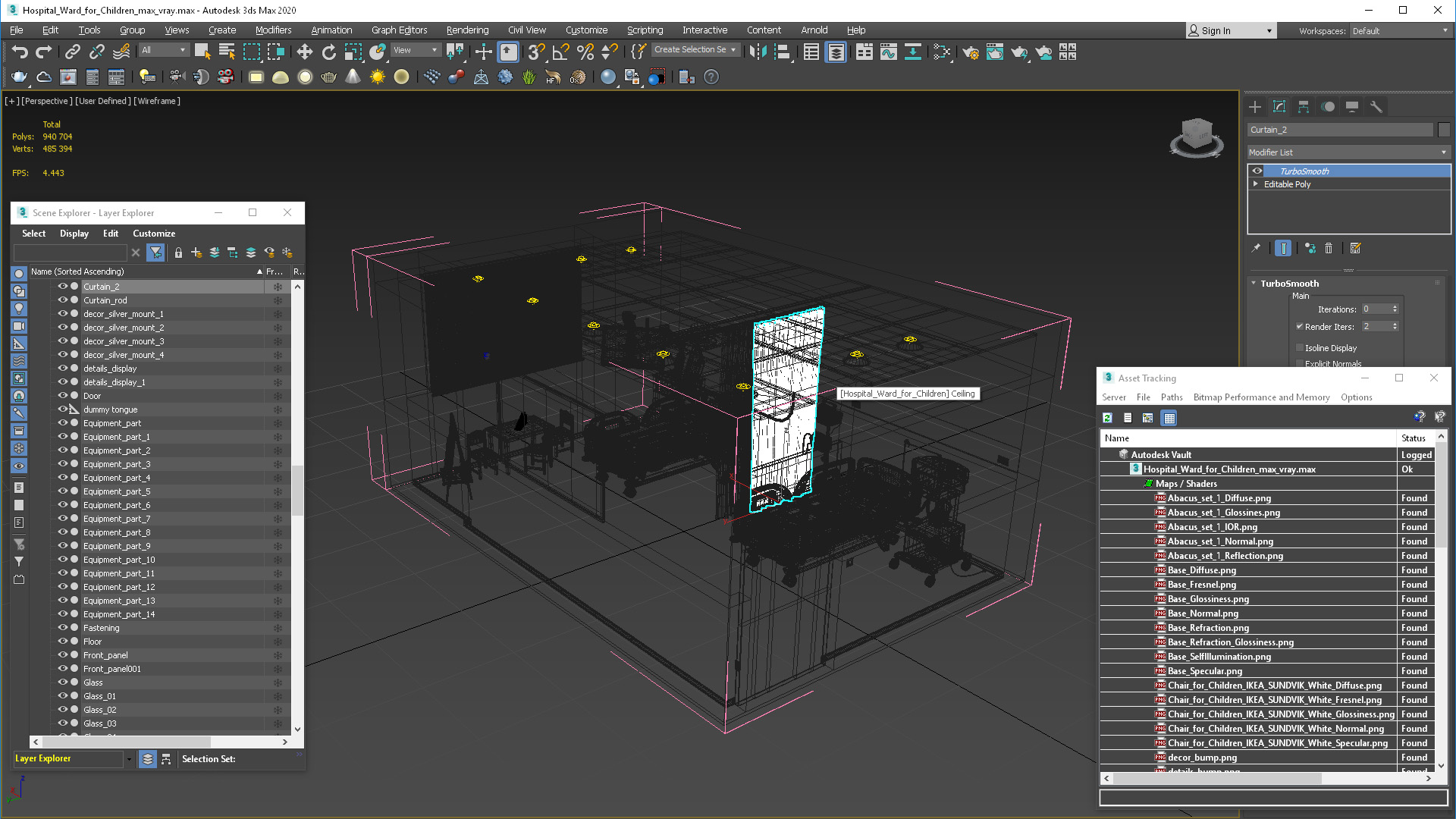 3D Hospital Ward for Children