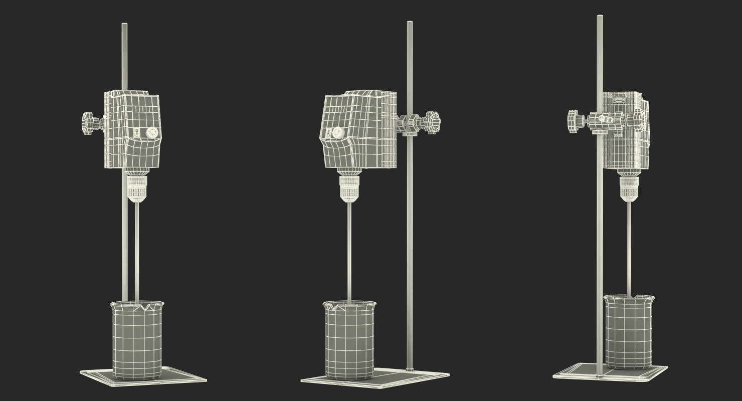 3D Laboratory Stirrer model