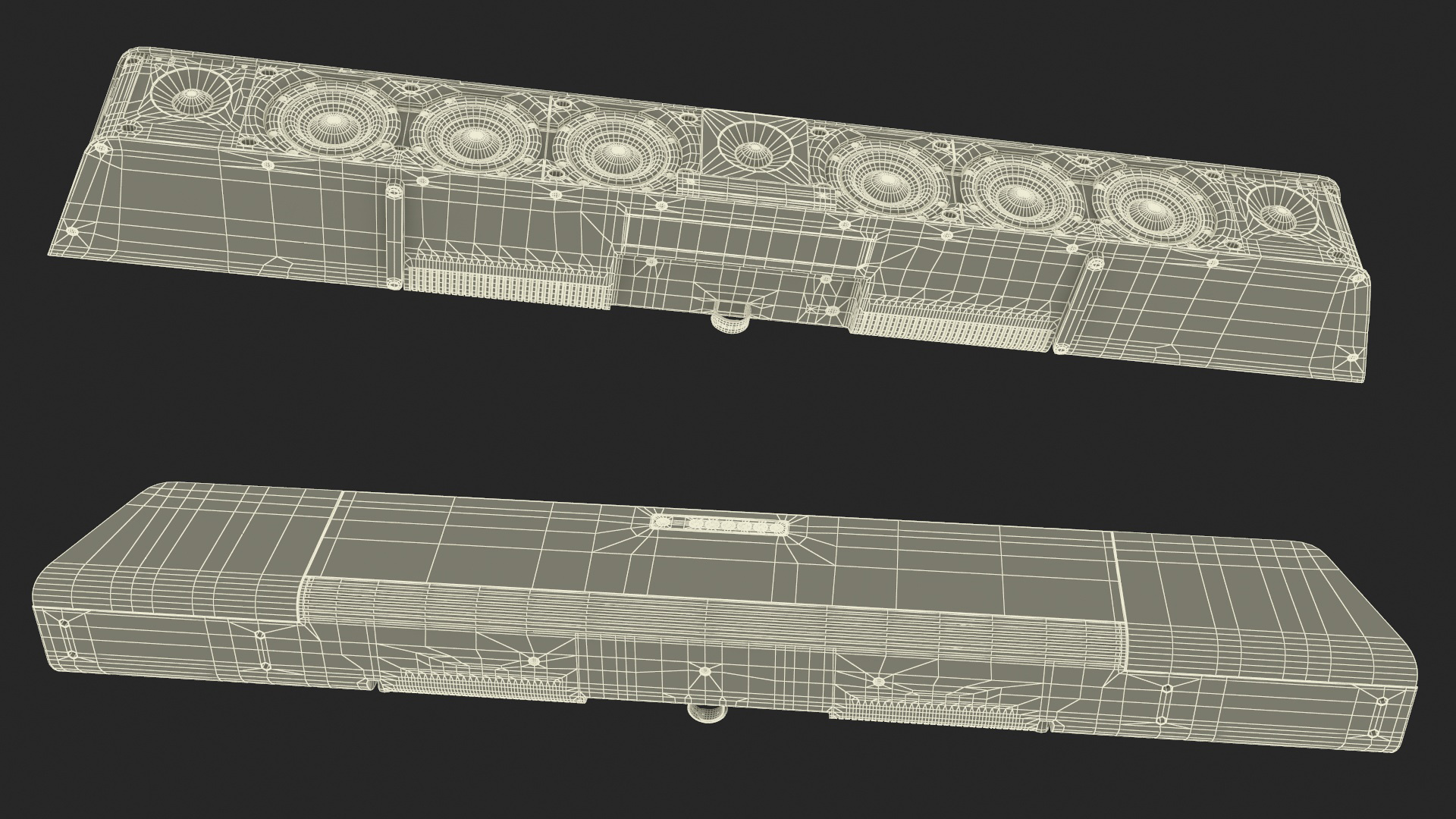 3D Modern Soundbar Speaker model