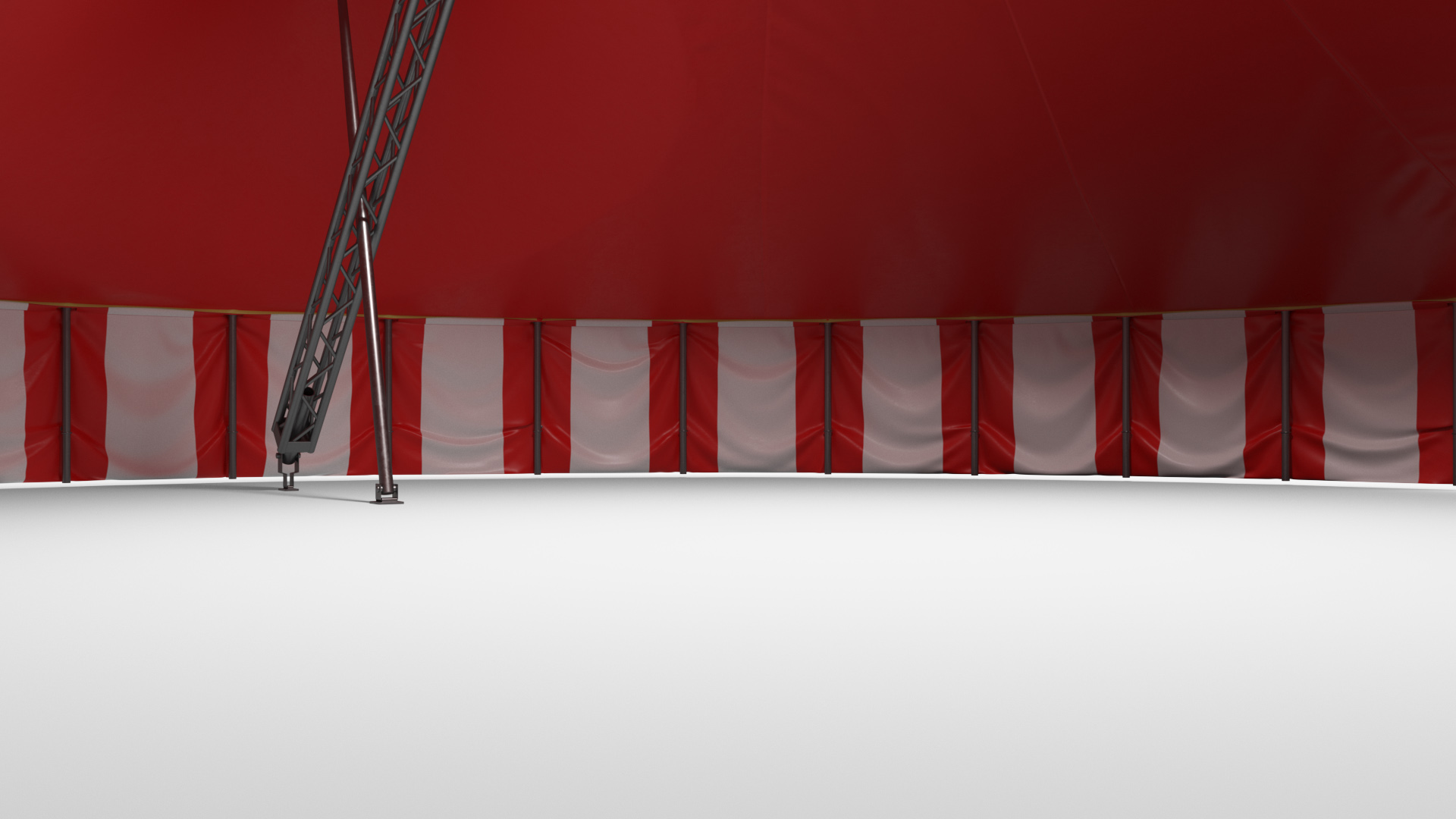 3D model Circus Tent Tricolor