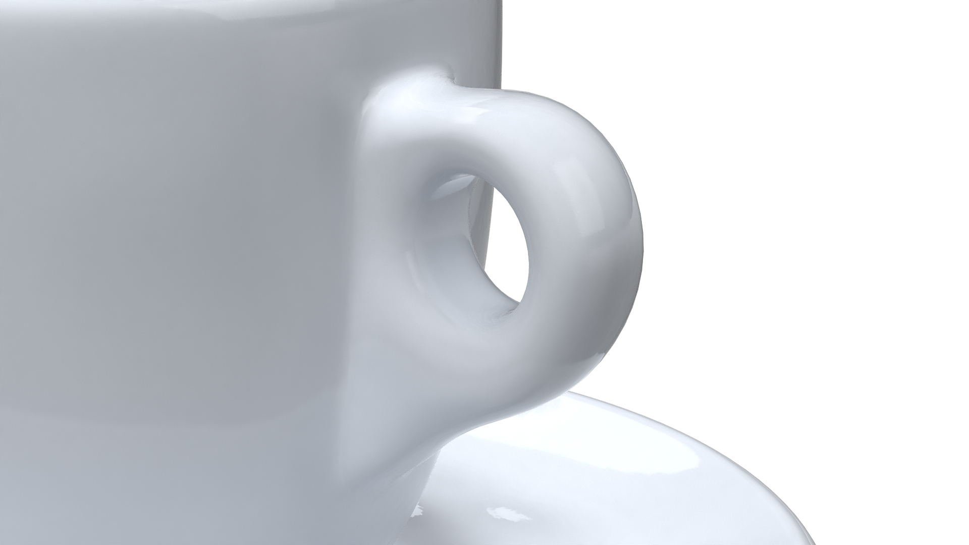 3D Traditional Espresso Coffee Cup