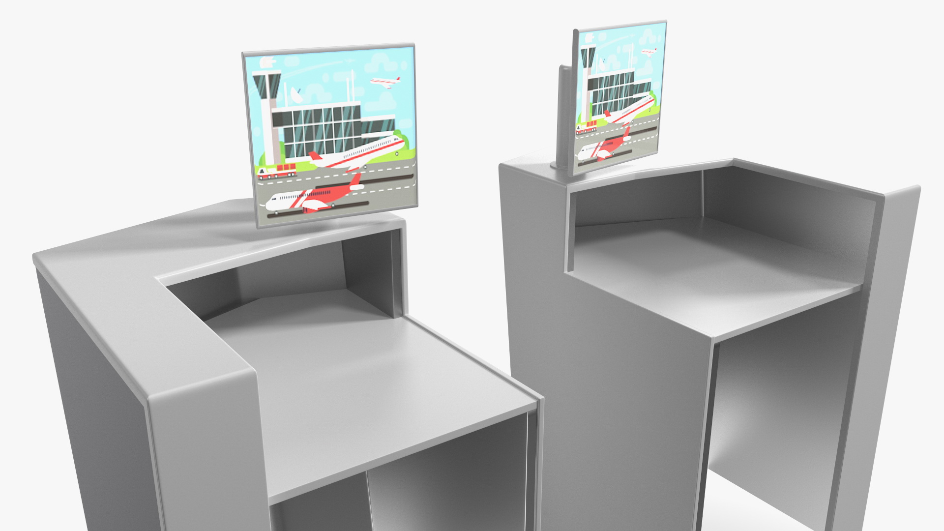 Reception Desk 3D model