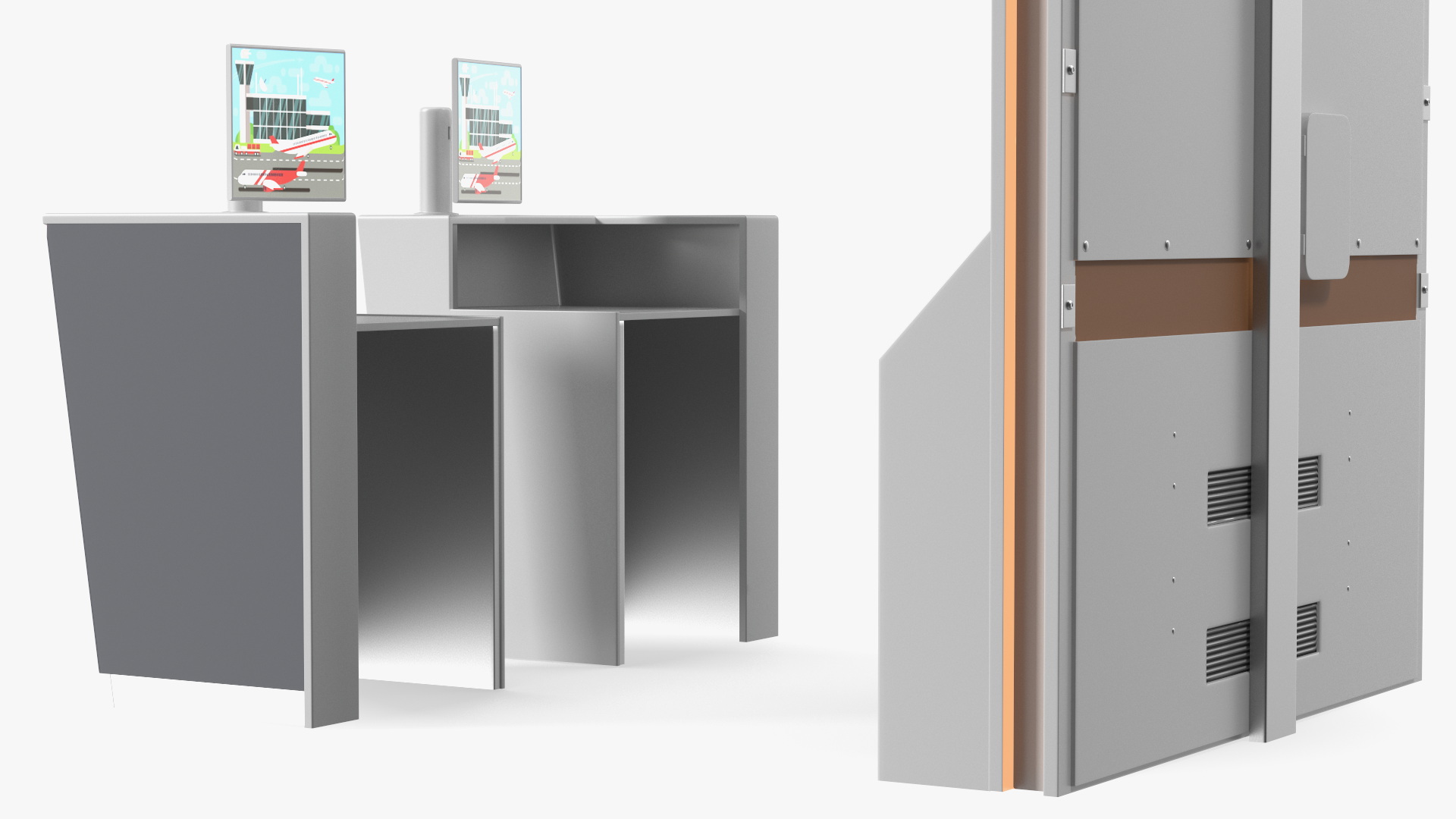 Reception Desk 3D model