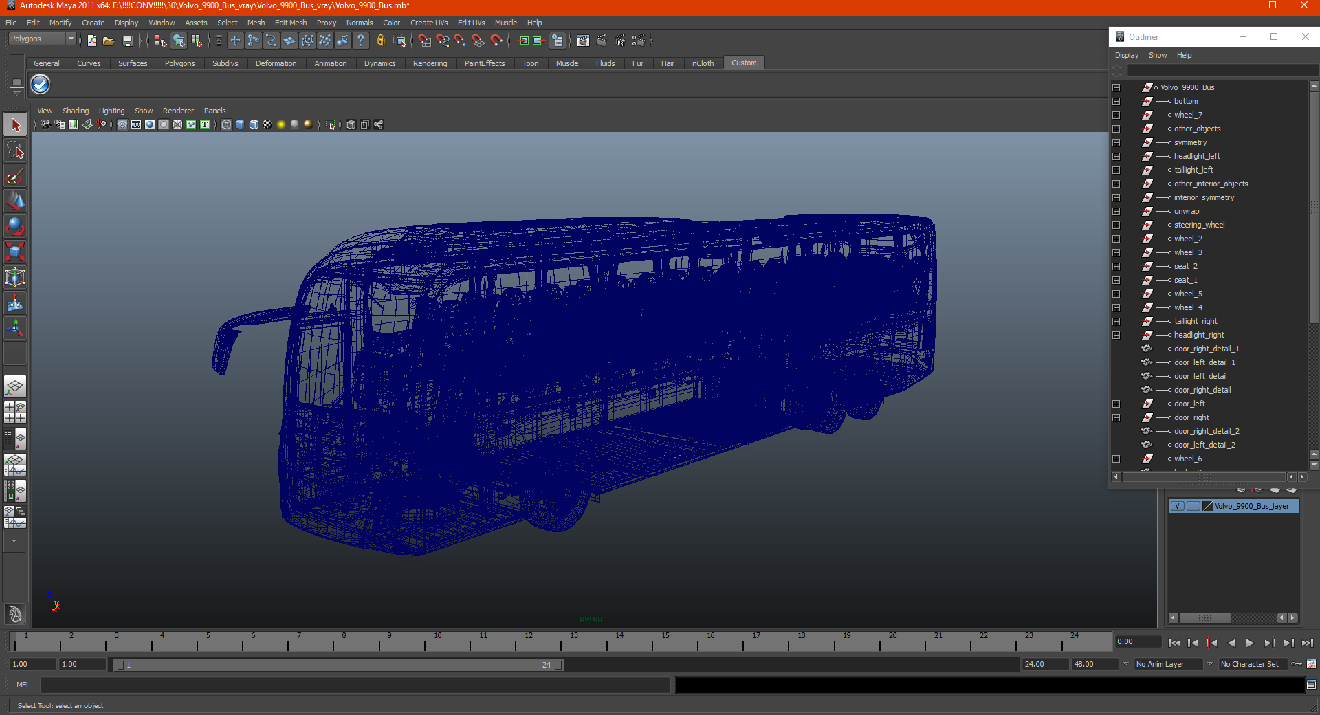 Volvo 9900 Bus 3D model