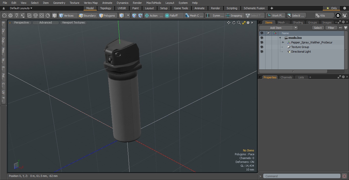 Spray Bottle Gray 3D