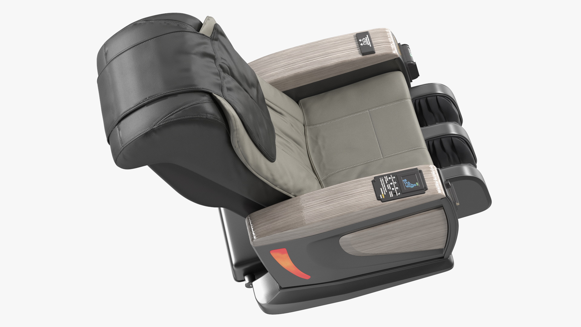 3D model Commercial Massage Chair Black