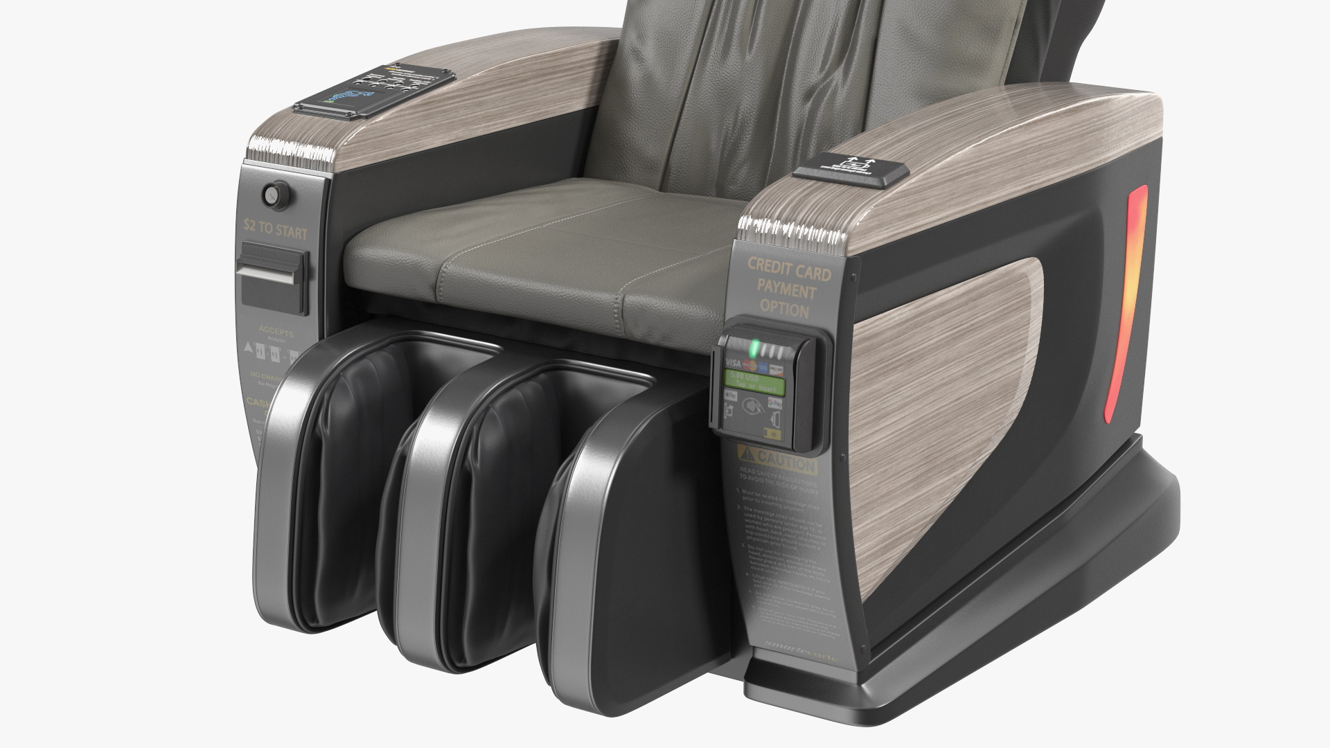 3D model Commercial Massage Chair Black