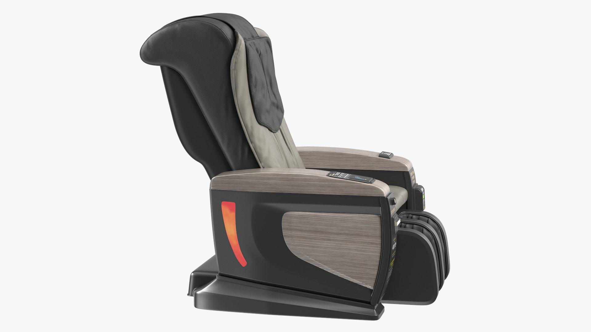 3D model Commercial Massage Chair Black