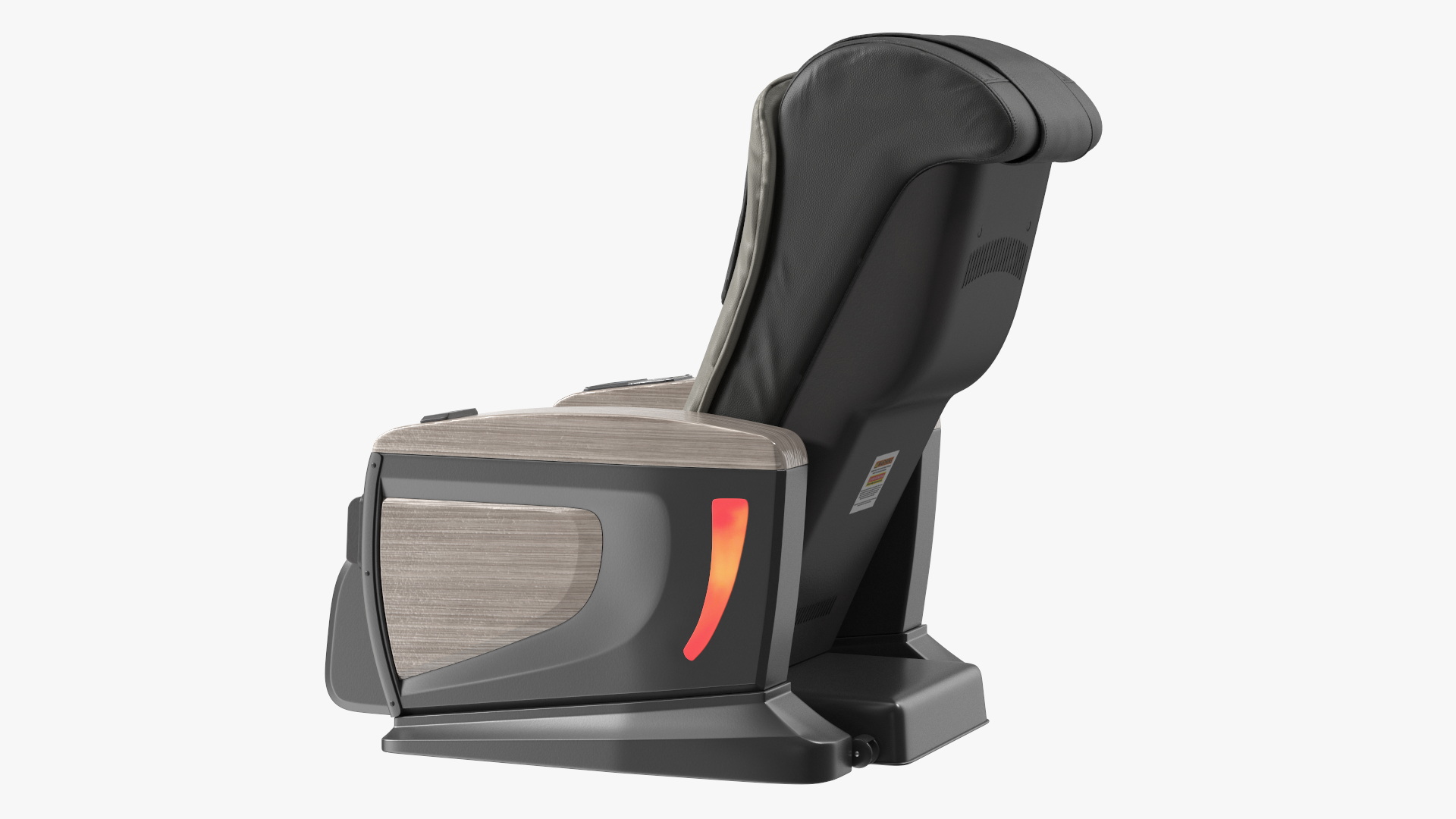 3D model Commercial Massage Chair Black