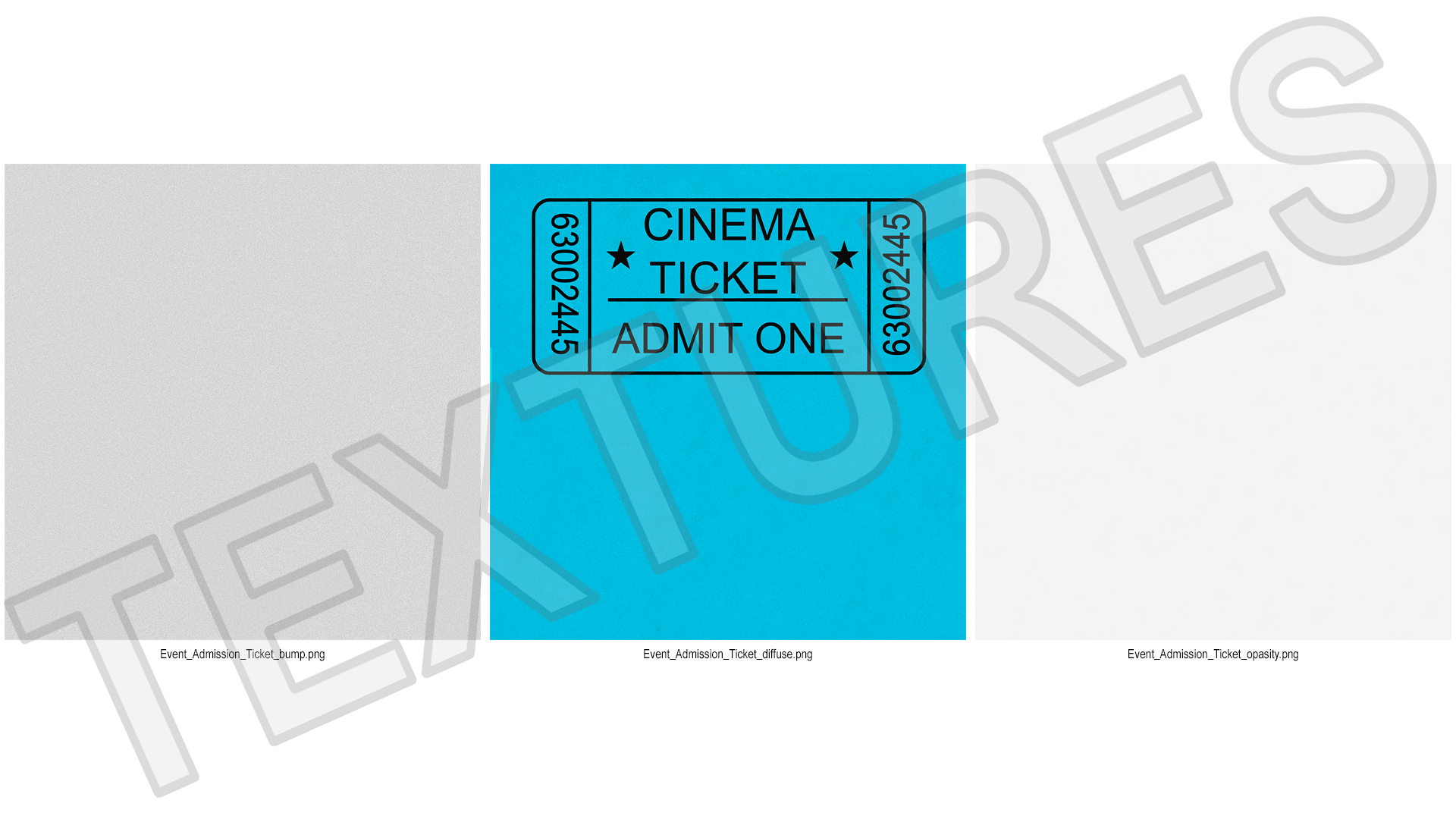 Event Admission Ticket 3D