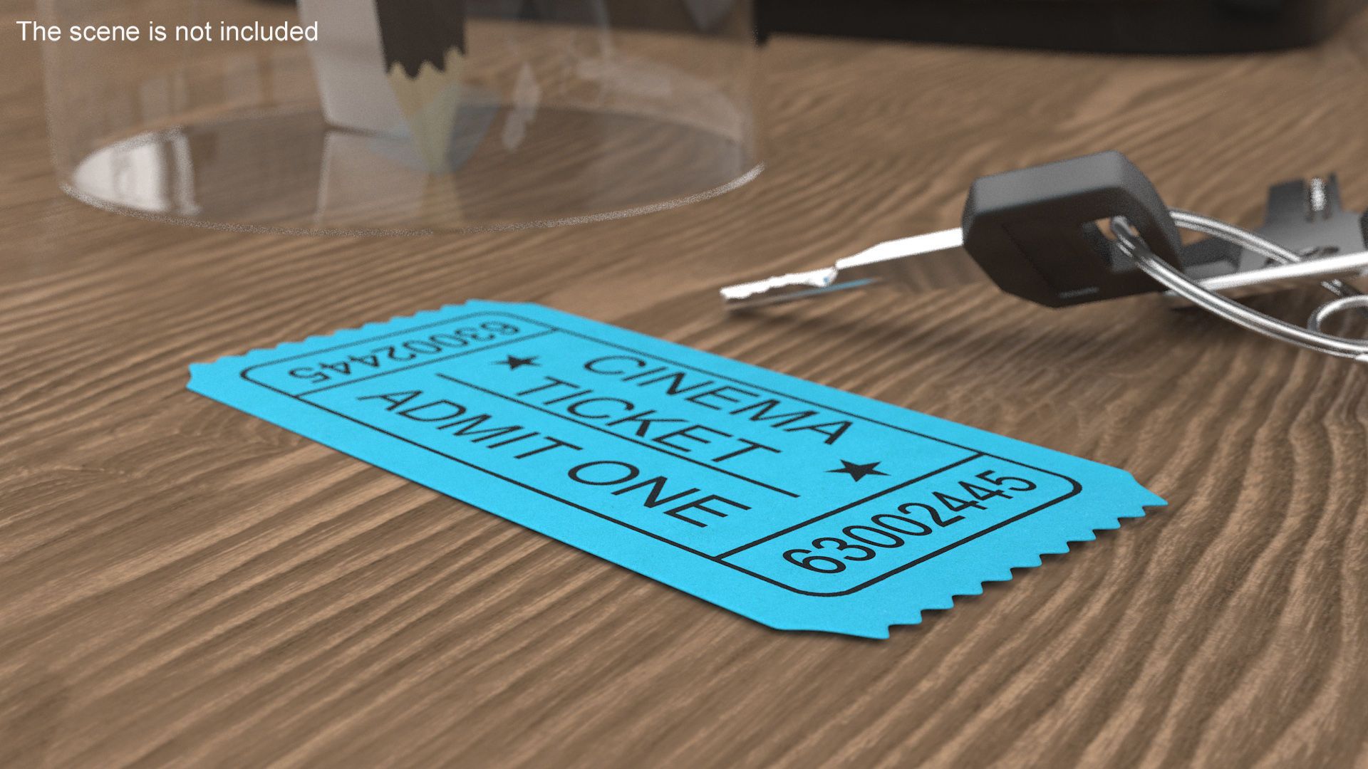 Event Admission Ticket 3D