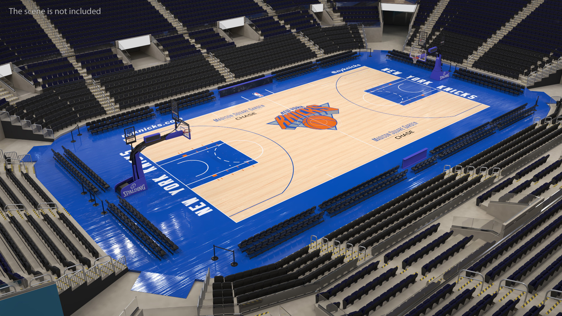 Basketball Court New York Knicks 3D