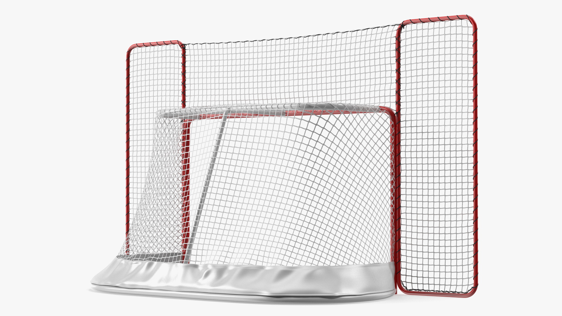 3D Folding Hockey Goal with Backstop model