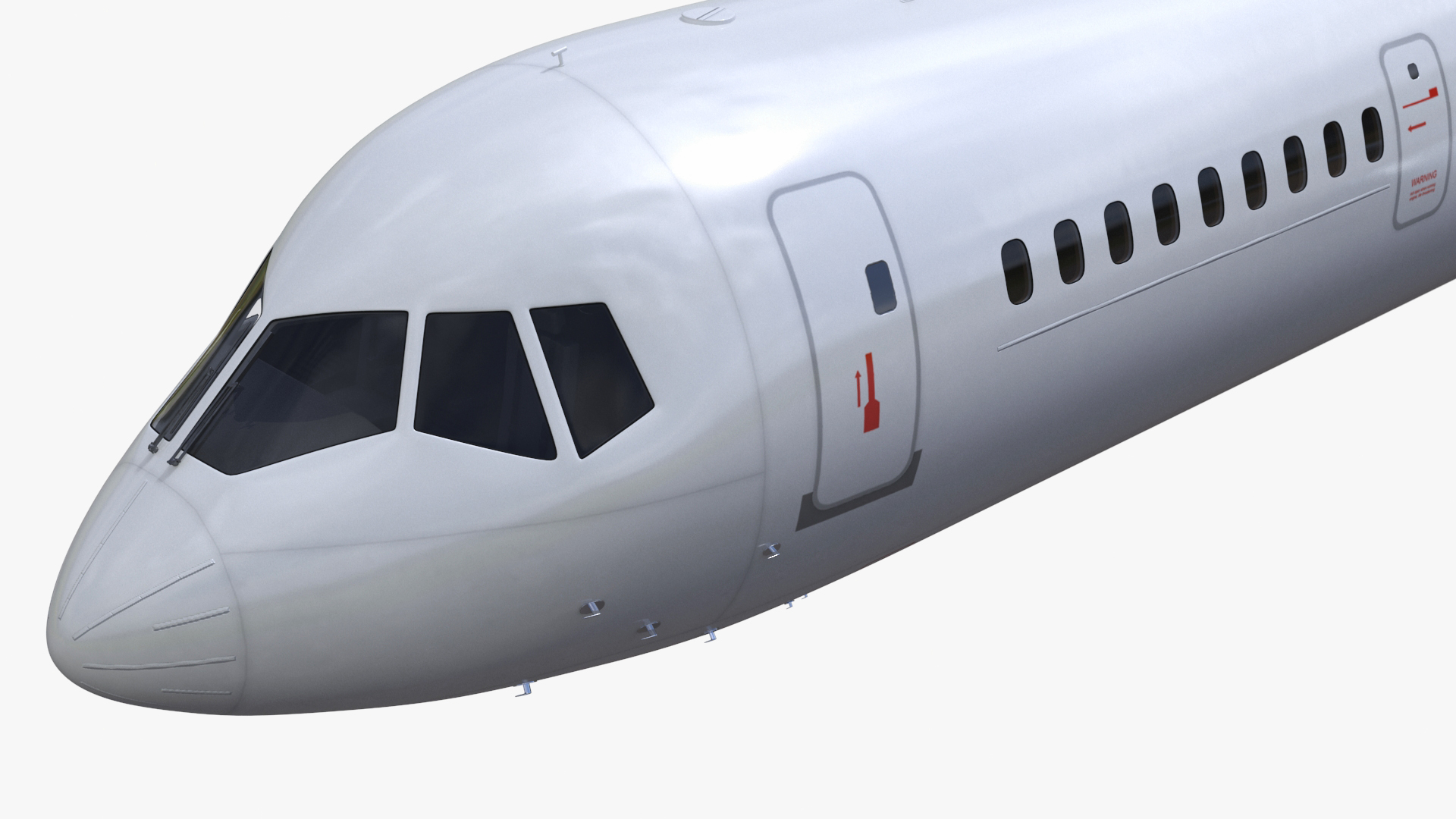 3D model Passenger Jetliner Flight