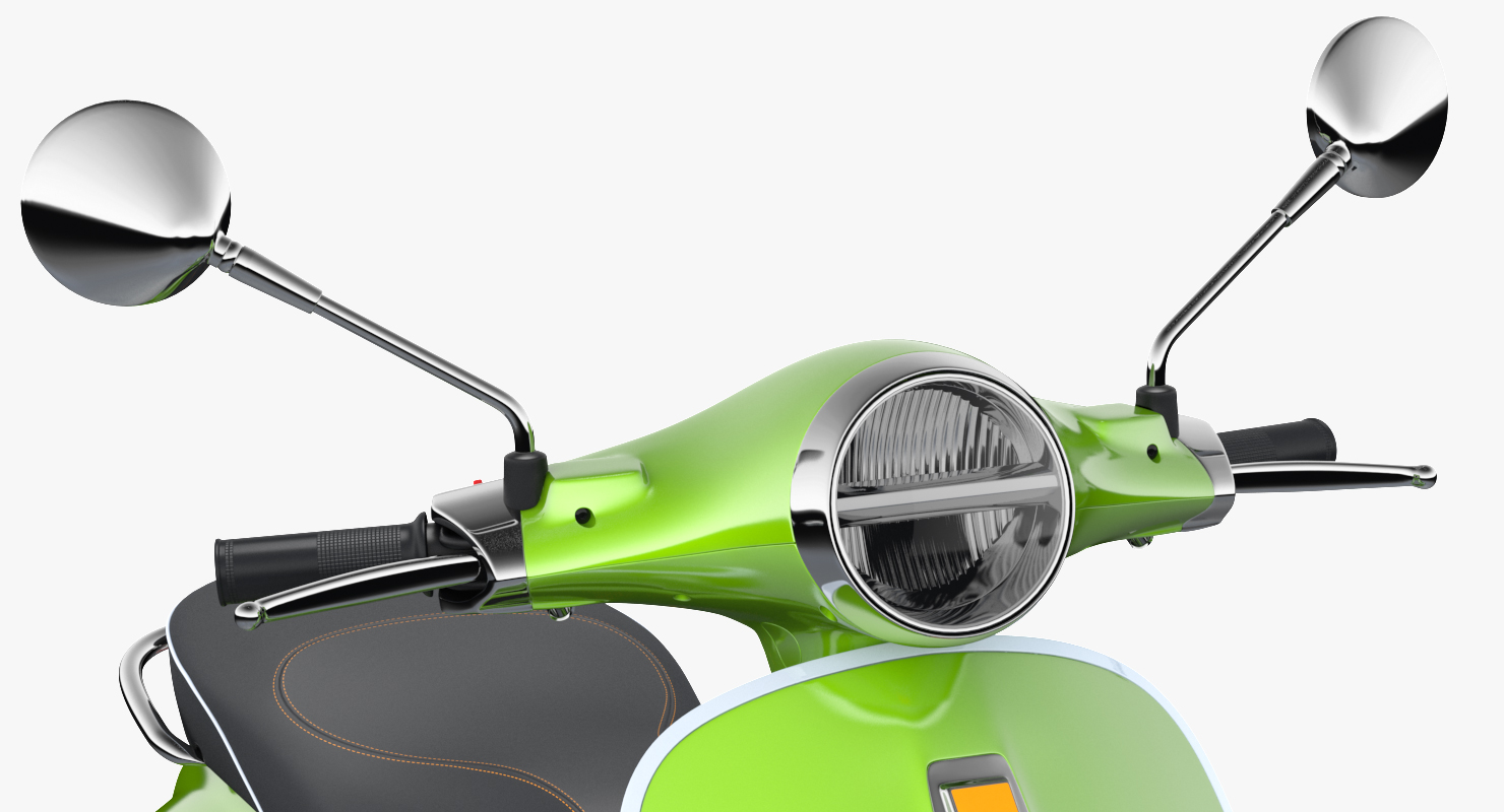 3D Electric Scooter Rigged model