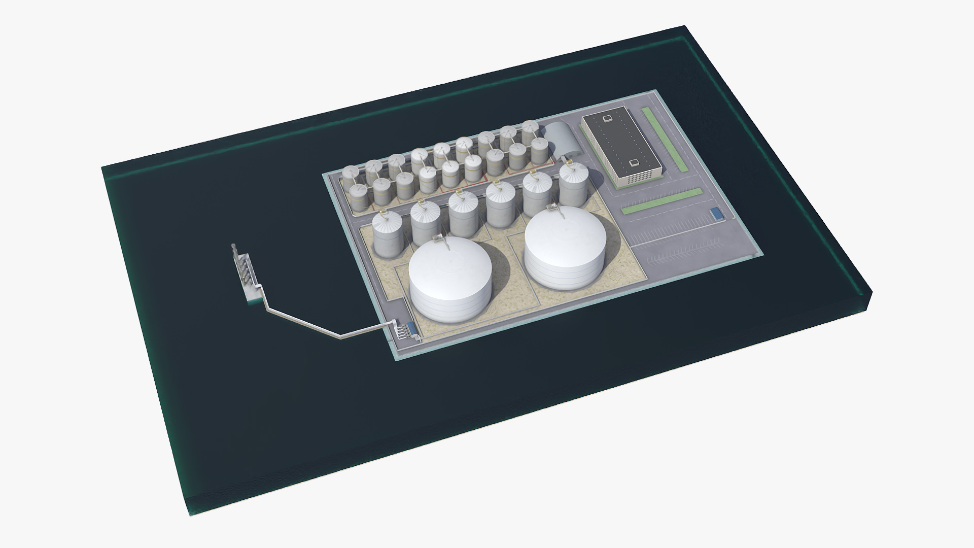 LNG Import Terminal 3D model